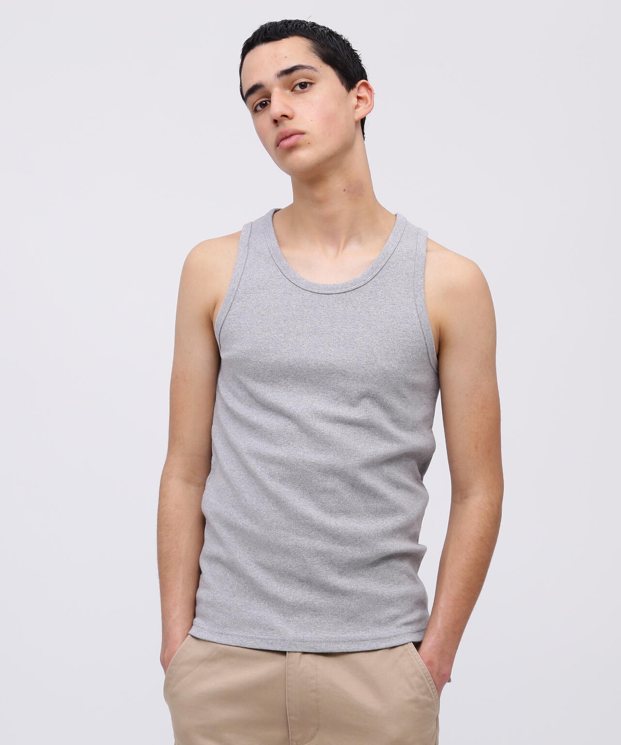 《DAILY/デイリー》RIB TANK TOP/リブ タンクトップ デイリーウェア