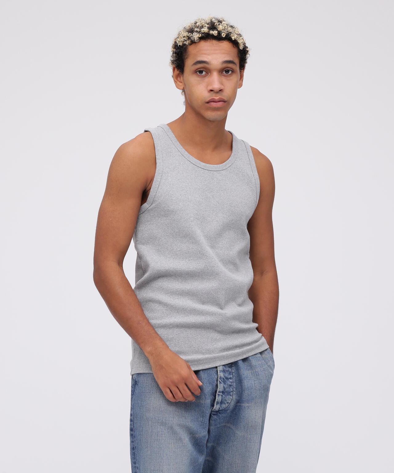 《DAILY/デイリー》RIB TANK TOP/リブ タンクトップ デイリーウェア
