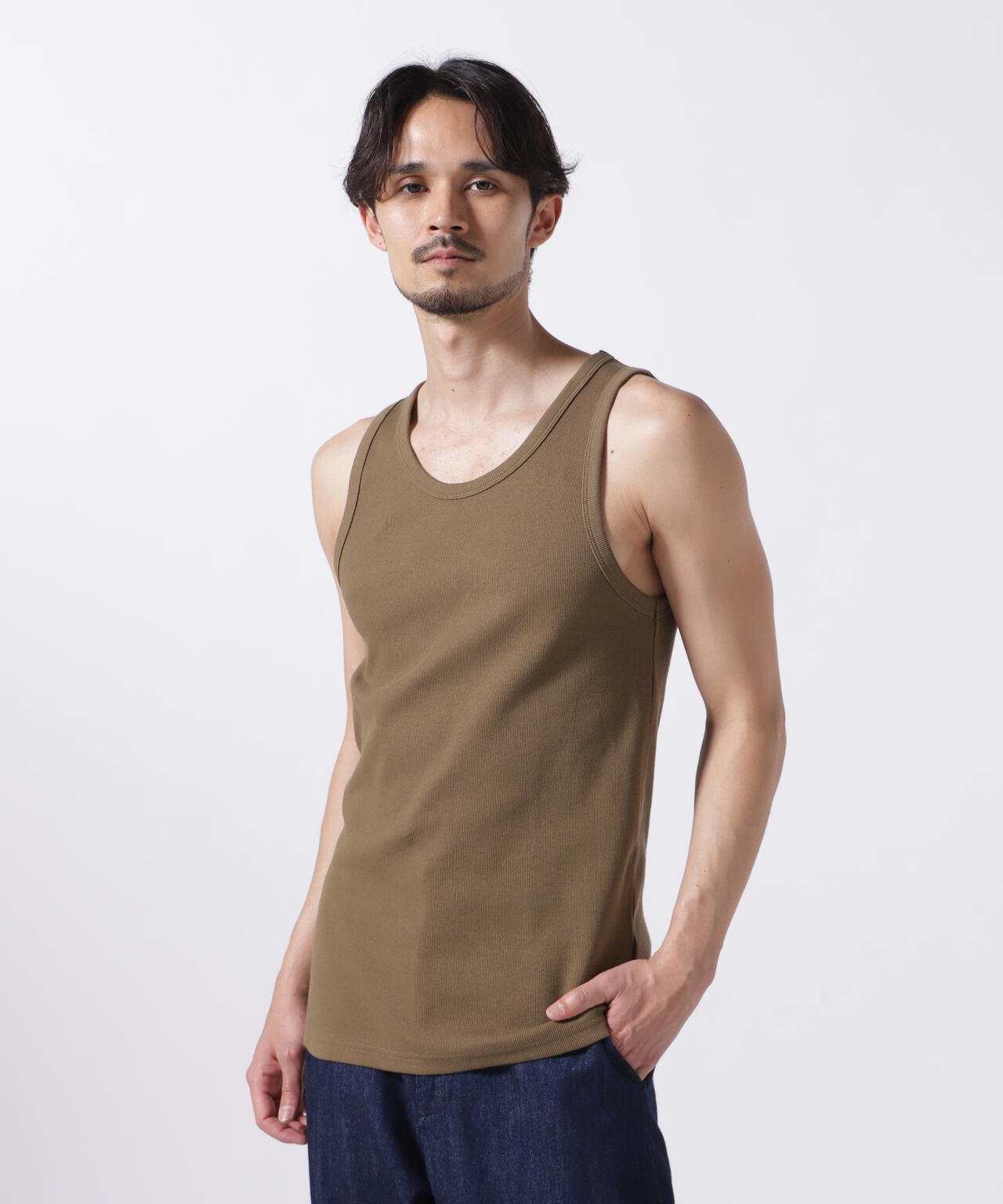 《DAILY/デイリー》RIB TANK TOP/リブ タンクトップ デイリーウェア