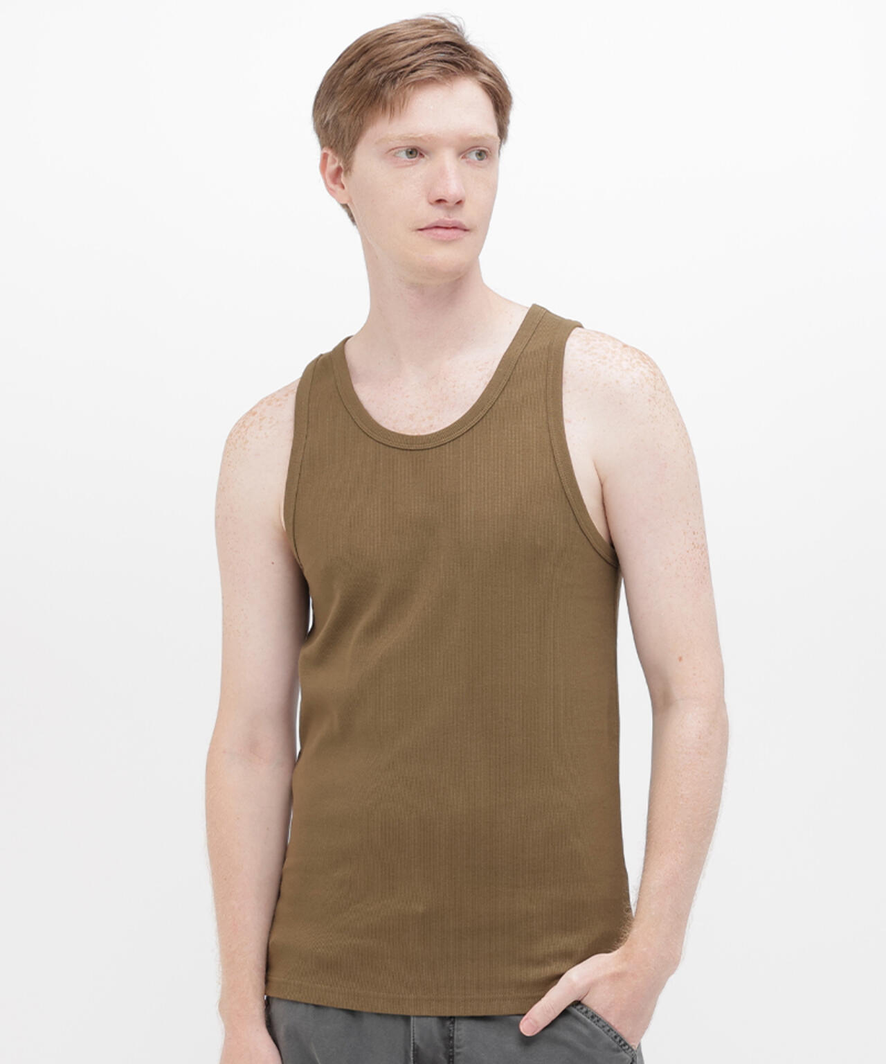 《DAILY/デイリー》RIB TANK TOP/リブ タンクトップ デイリーウェア