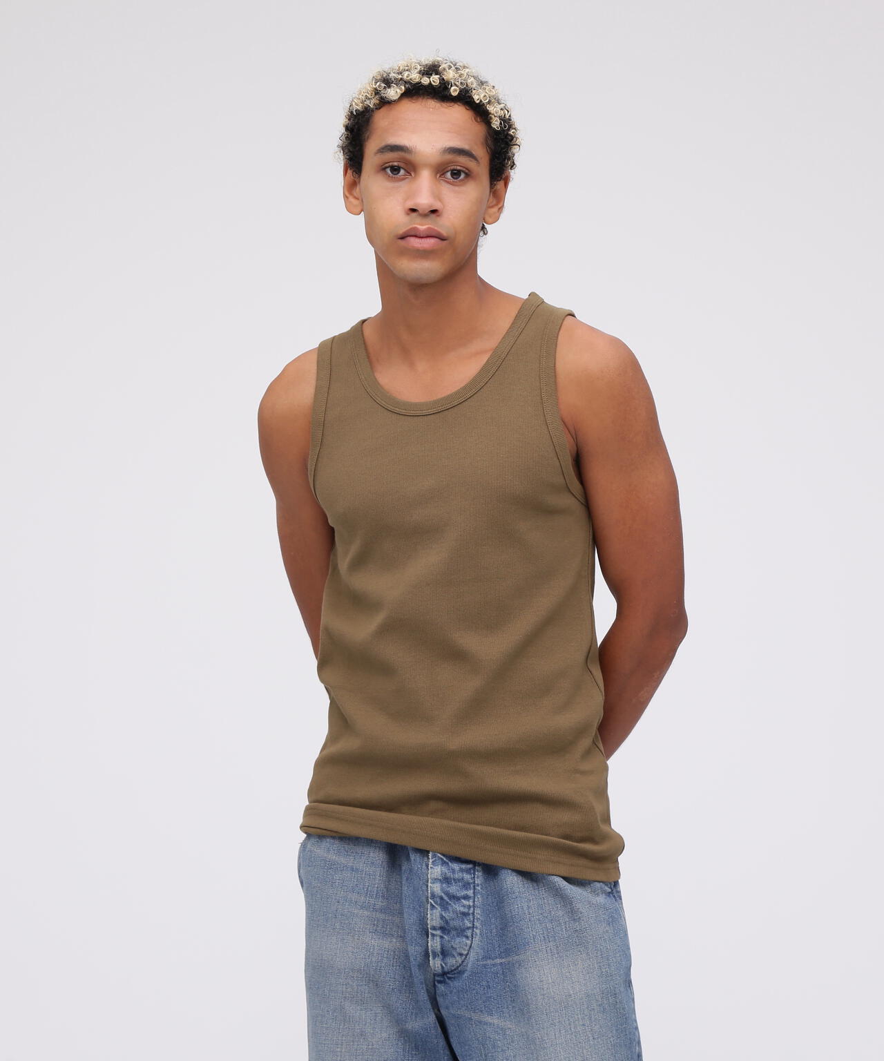 《DAILY/デイリー》RIB TANK TOP/リブ タンクトップ デイリーウェア