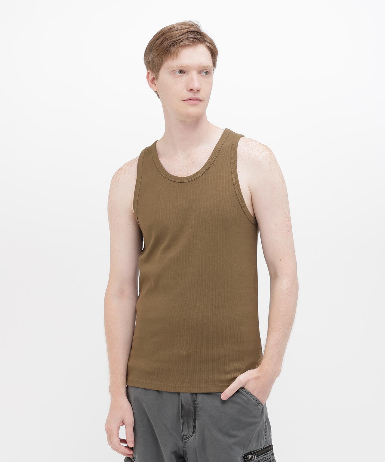 《DAILY/デイリー》RIB TANK TOP/リブ タンクトップ デイリーウェア