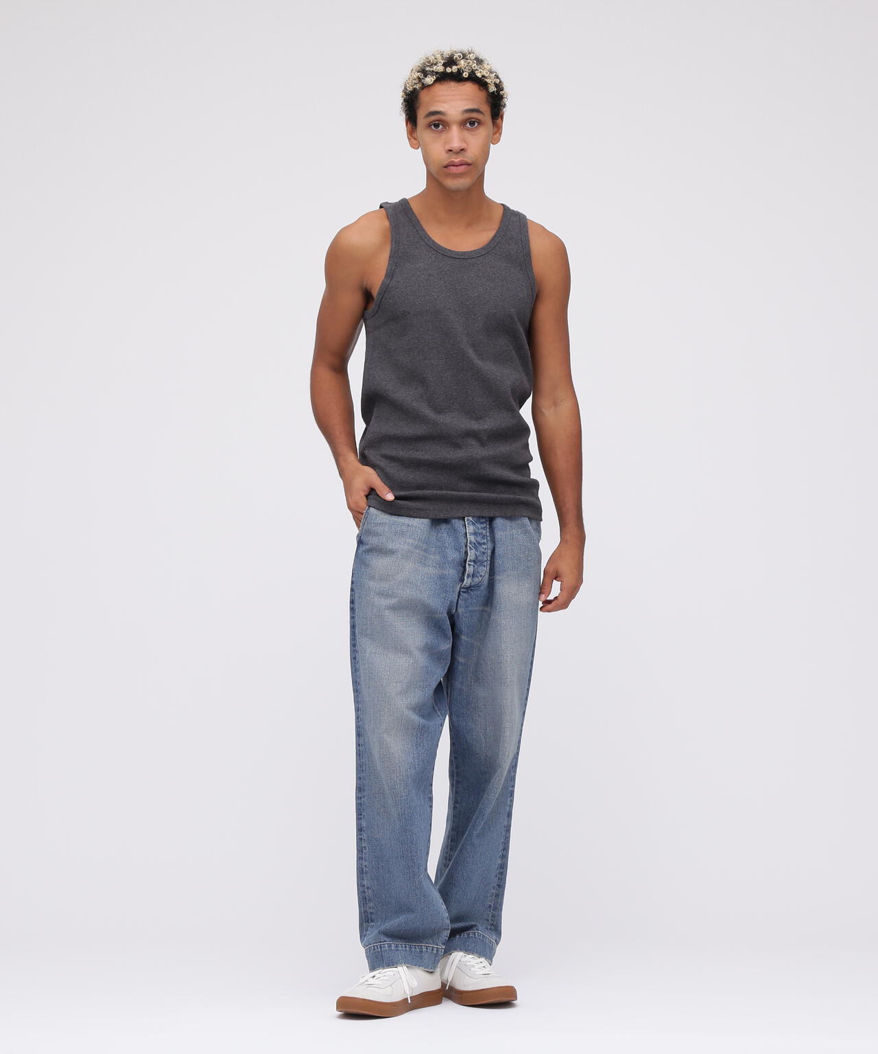 《DAILY/デイリー》RIB TANK TOP/リブ タンクトップ デイリーウェア