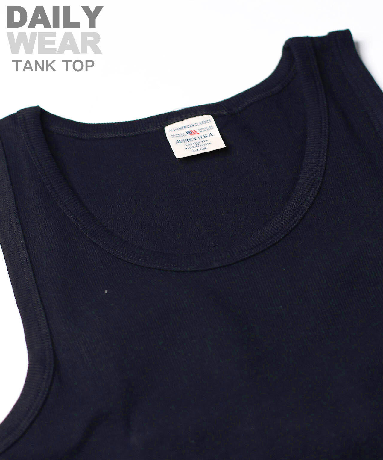 《DAILY/デイリー》RIB TANK TOP/リブ タンクトップ デイリーウェア