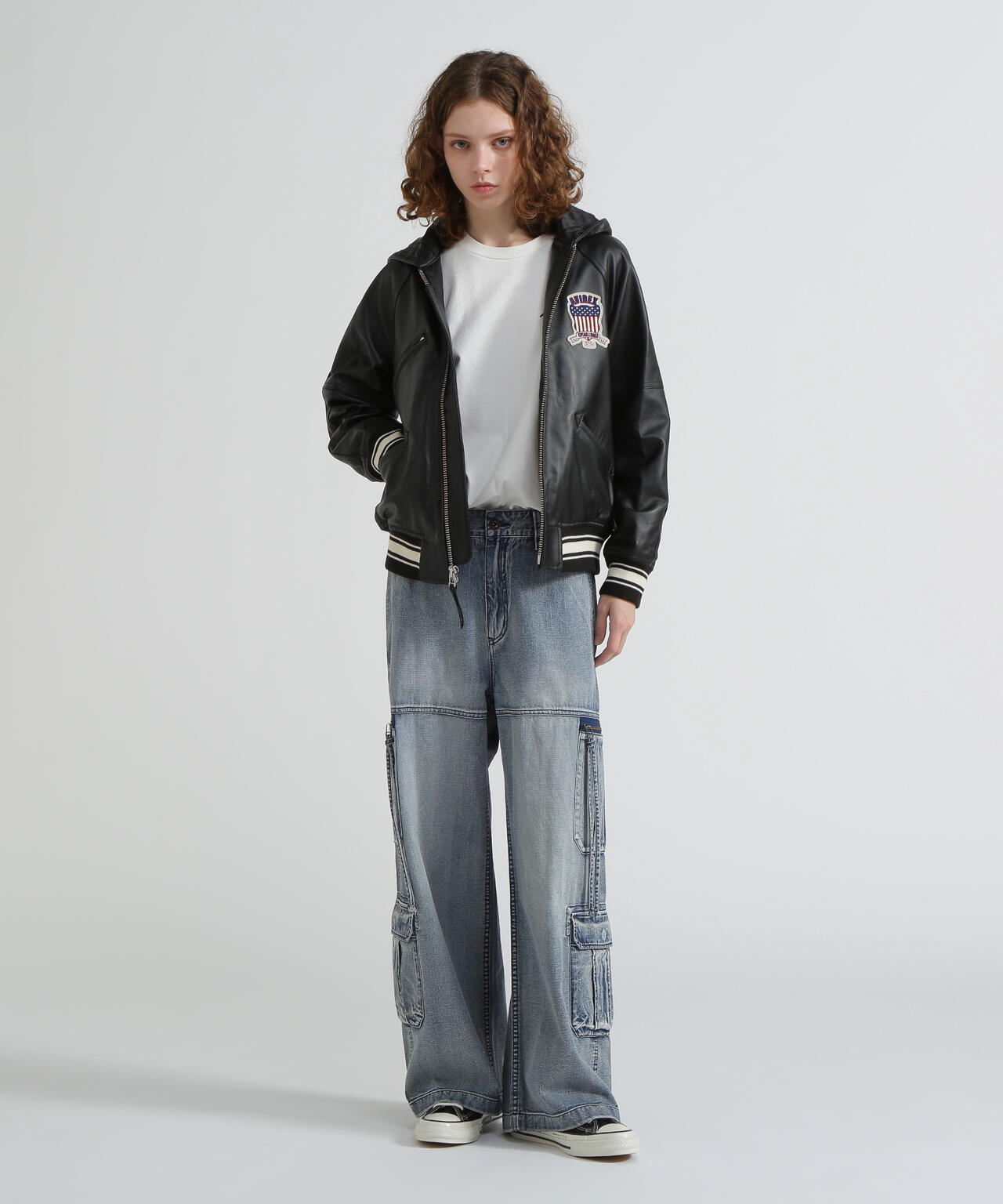 《WOMAN》SIGNATURE HOODED LEATHER