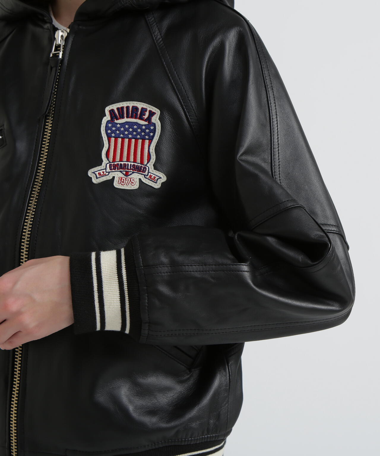 《WOMAN》SIGNATURE HOODED LEATHER