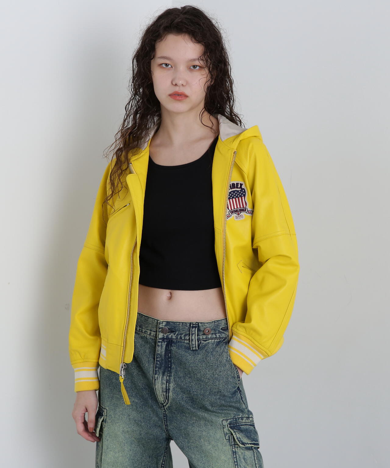 《WOMAN》SIGNATURE HOODED LEATHER