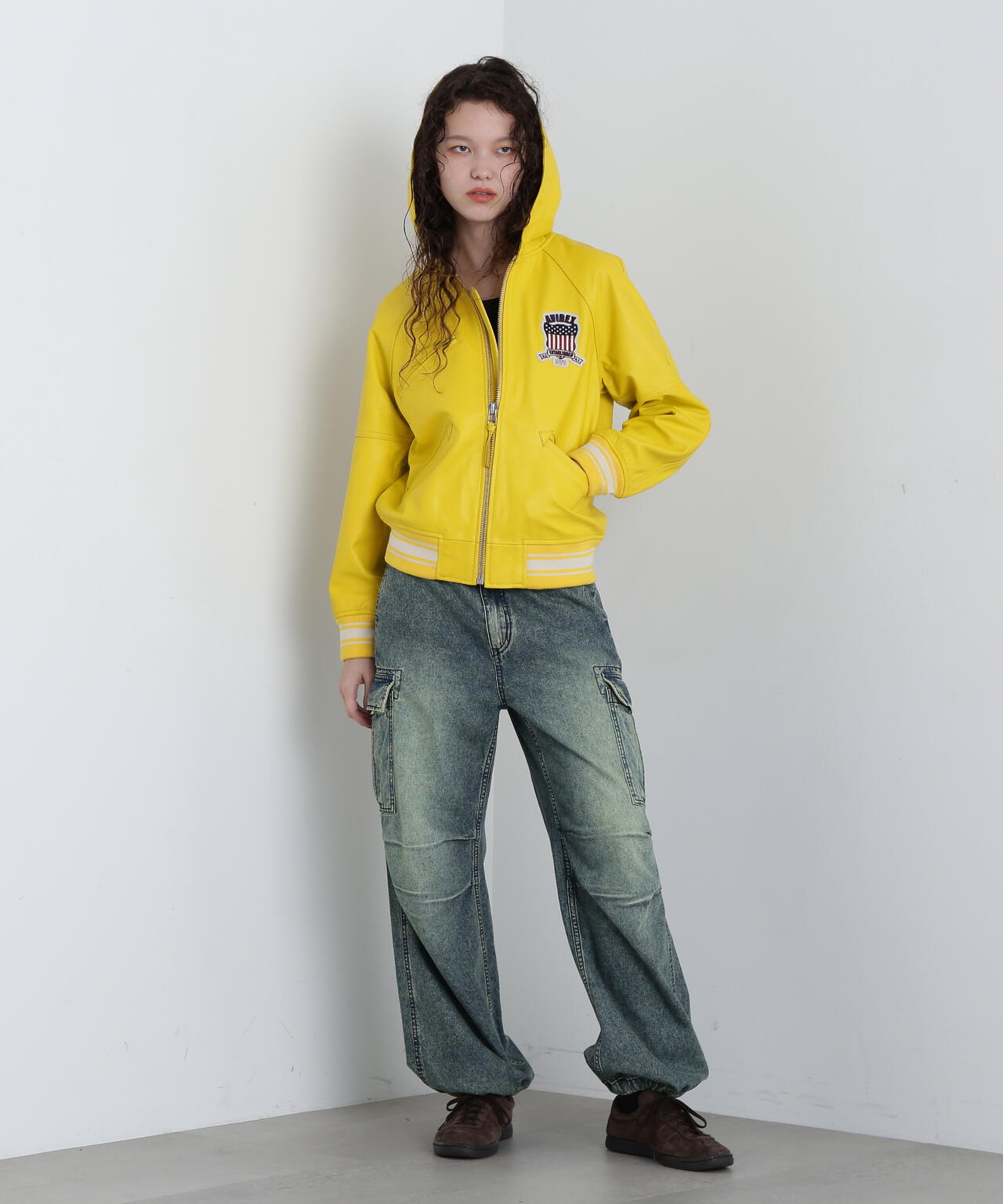 《WOMAN》SIGNATURE HOODED LEATHER