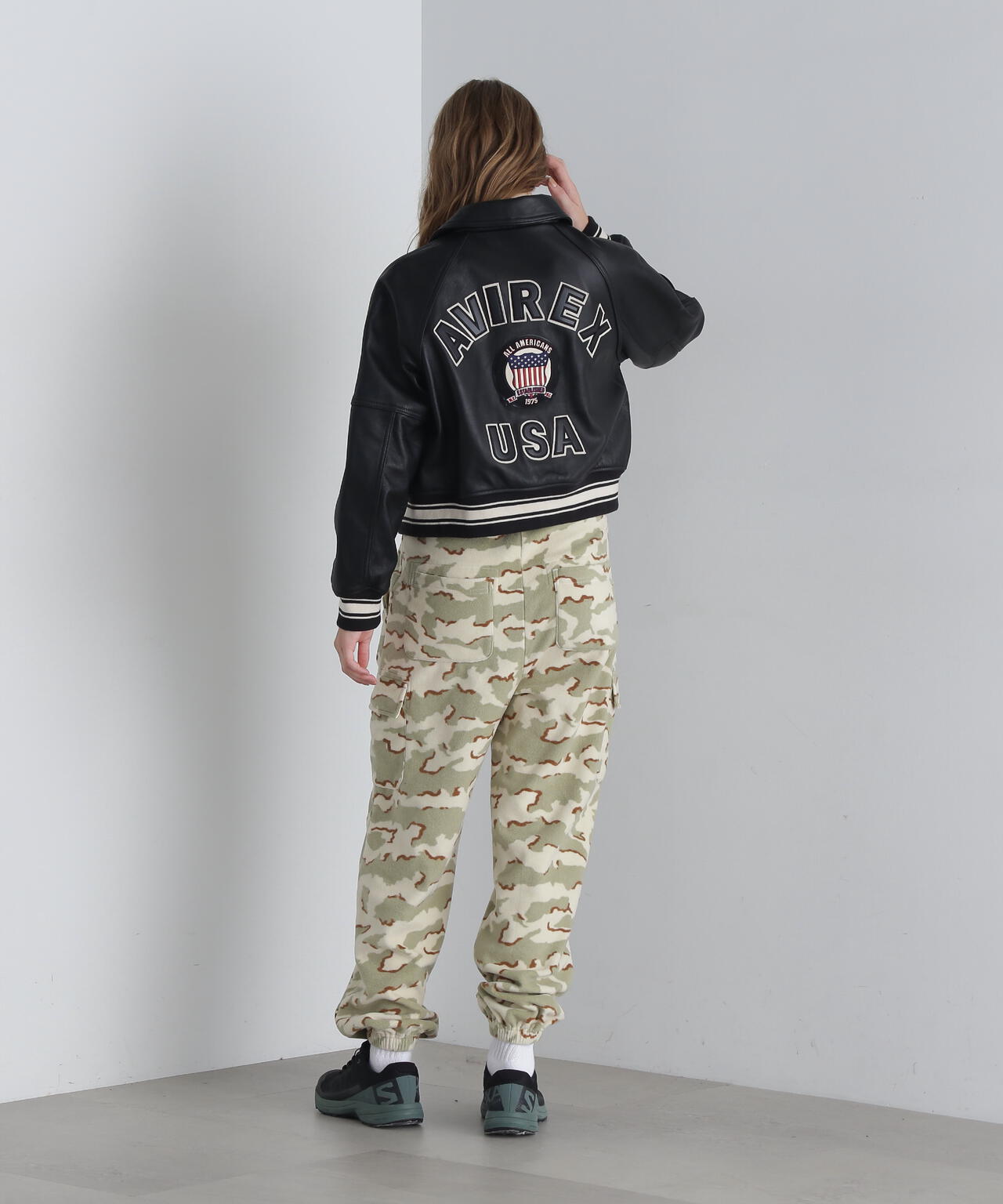 《WOMAN/直営店限定》LIGHT SIGNATURE VARSITY JACKET