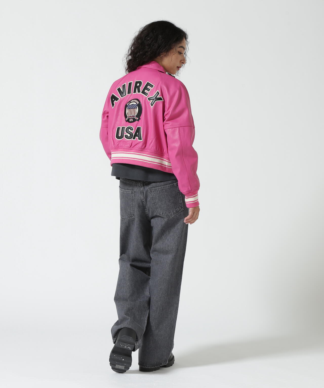 《WOMAN/直営店限定》LIGHT SIGNATURE VARSITY JACKET