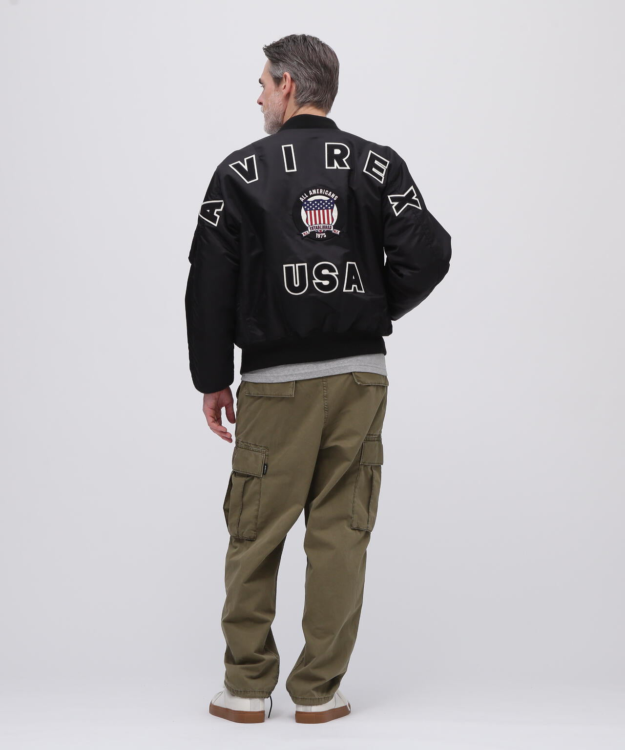 《50th Anniversary》MA-1 SIGNATURE BIG LOGO / MA-1 シグネチャー ビッグロゴ / AVIREX