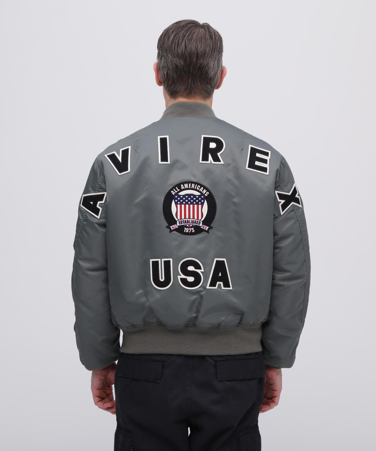 《50th Anniversary》MA-1 SIGNATURE BIG LOGO / MA-1 シグネチャー ビッグロゴ / AVIREX