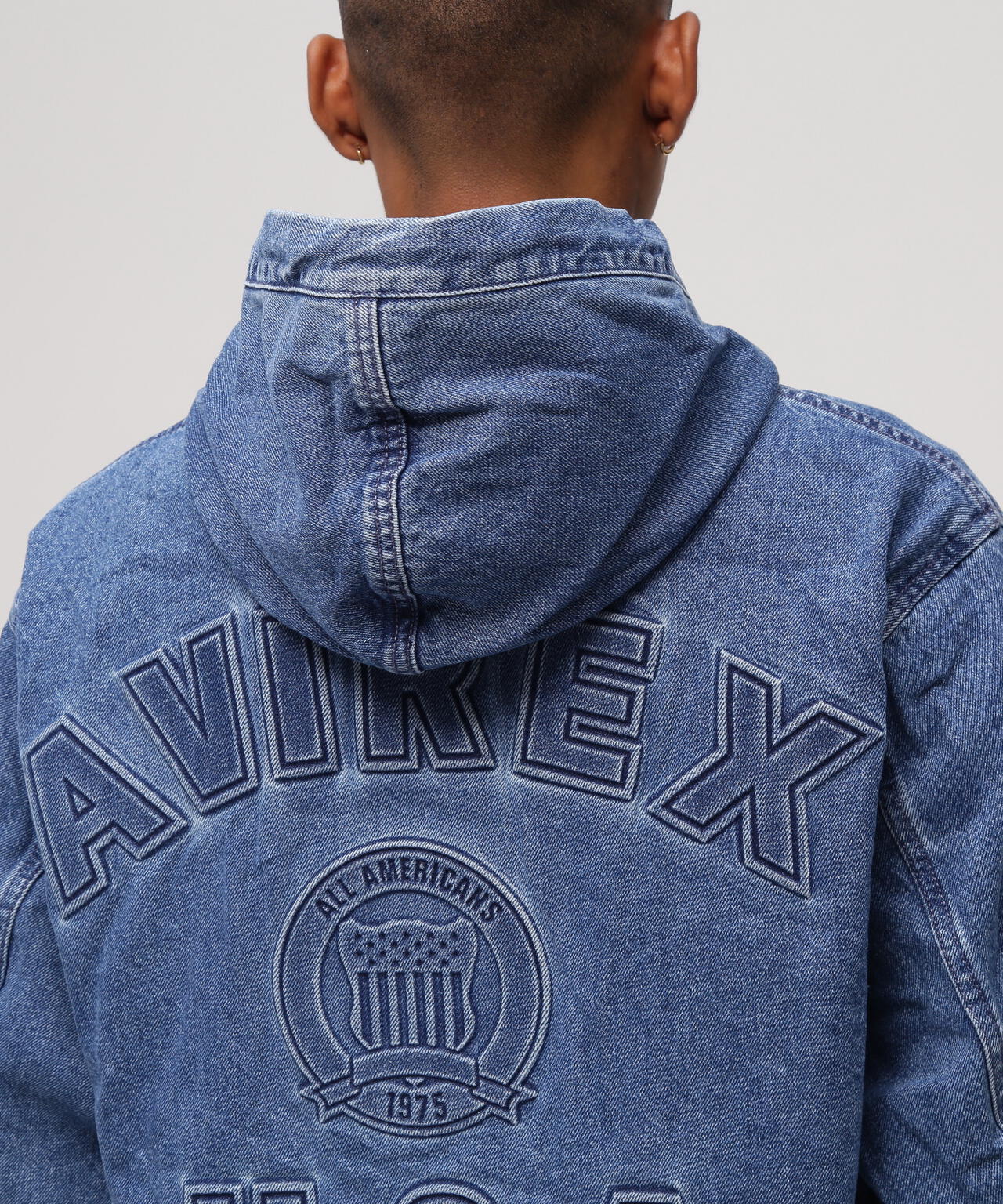 《直営店限定》DENIM SIGNATURE LOGO PARKA / デニム シグネチャーロゴ パーカー