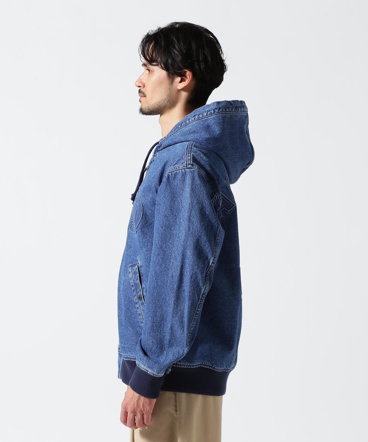《直営店限定》DENIM SIGNATURE LOGO PARKA / デニム シグネチャーロゴ パーカー