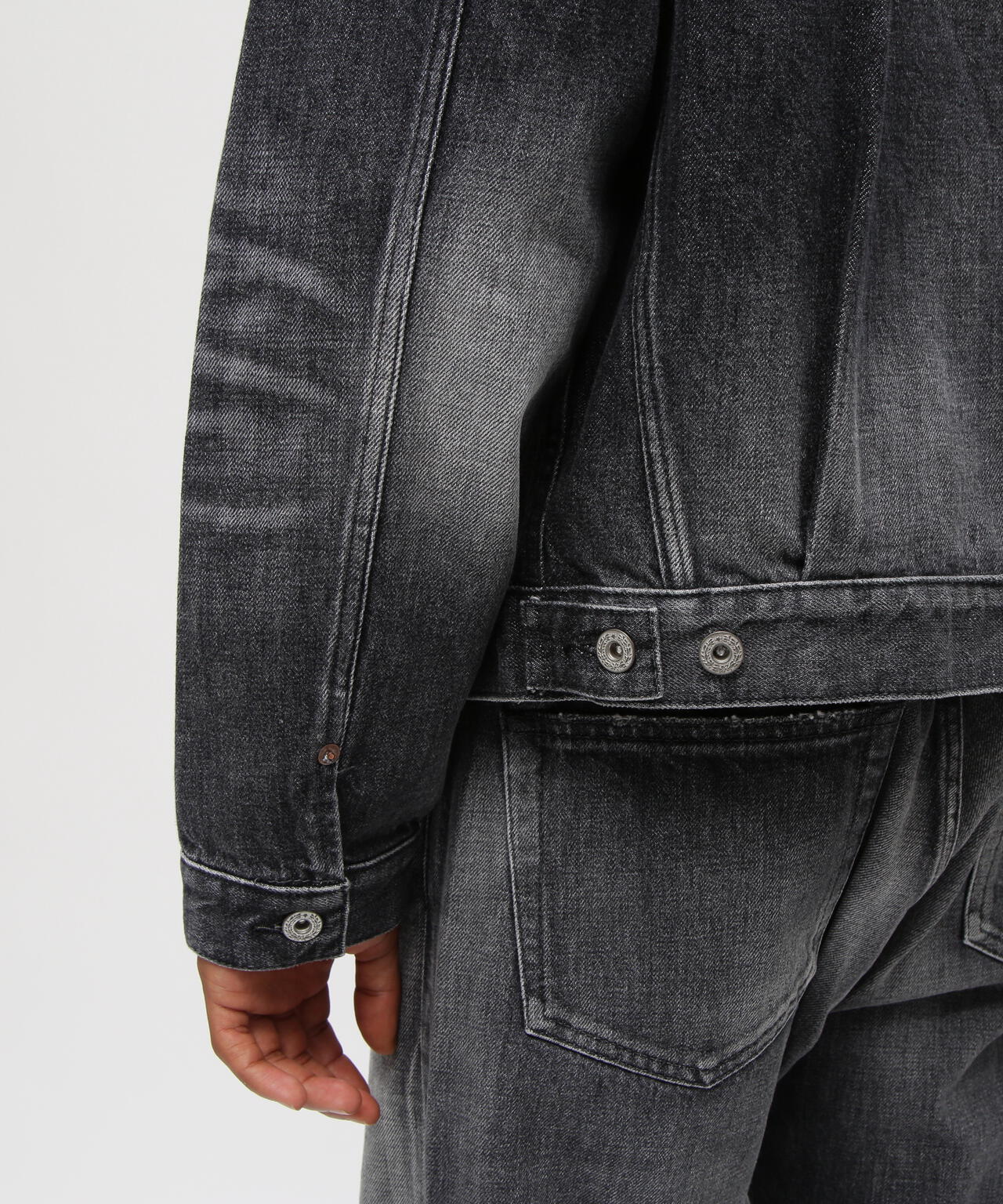 《TFQP》DENIM JACKET TYPE-2nd BLACK USED