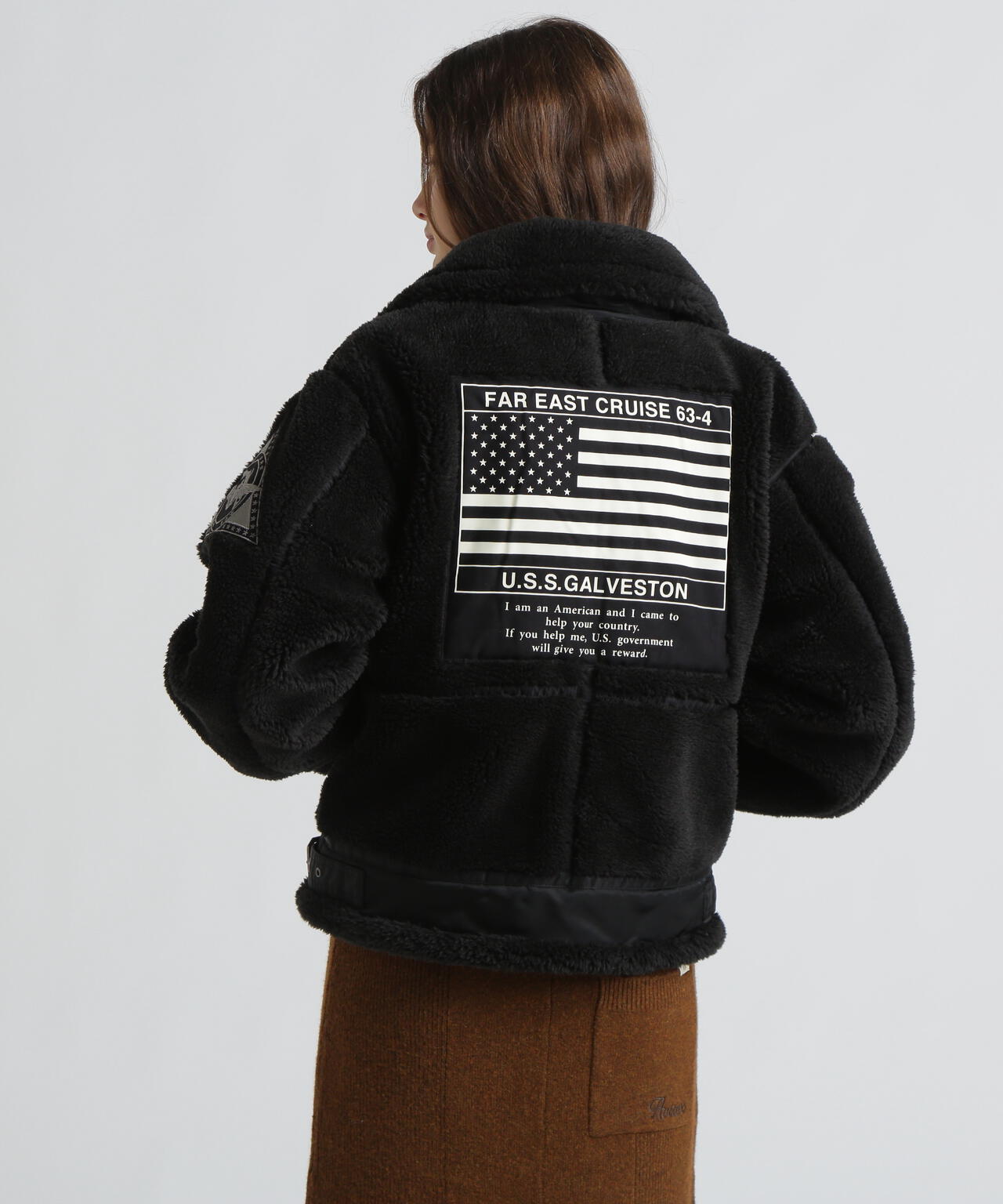 《WOMAN》RETORO BOA B-3 TOPGUN