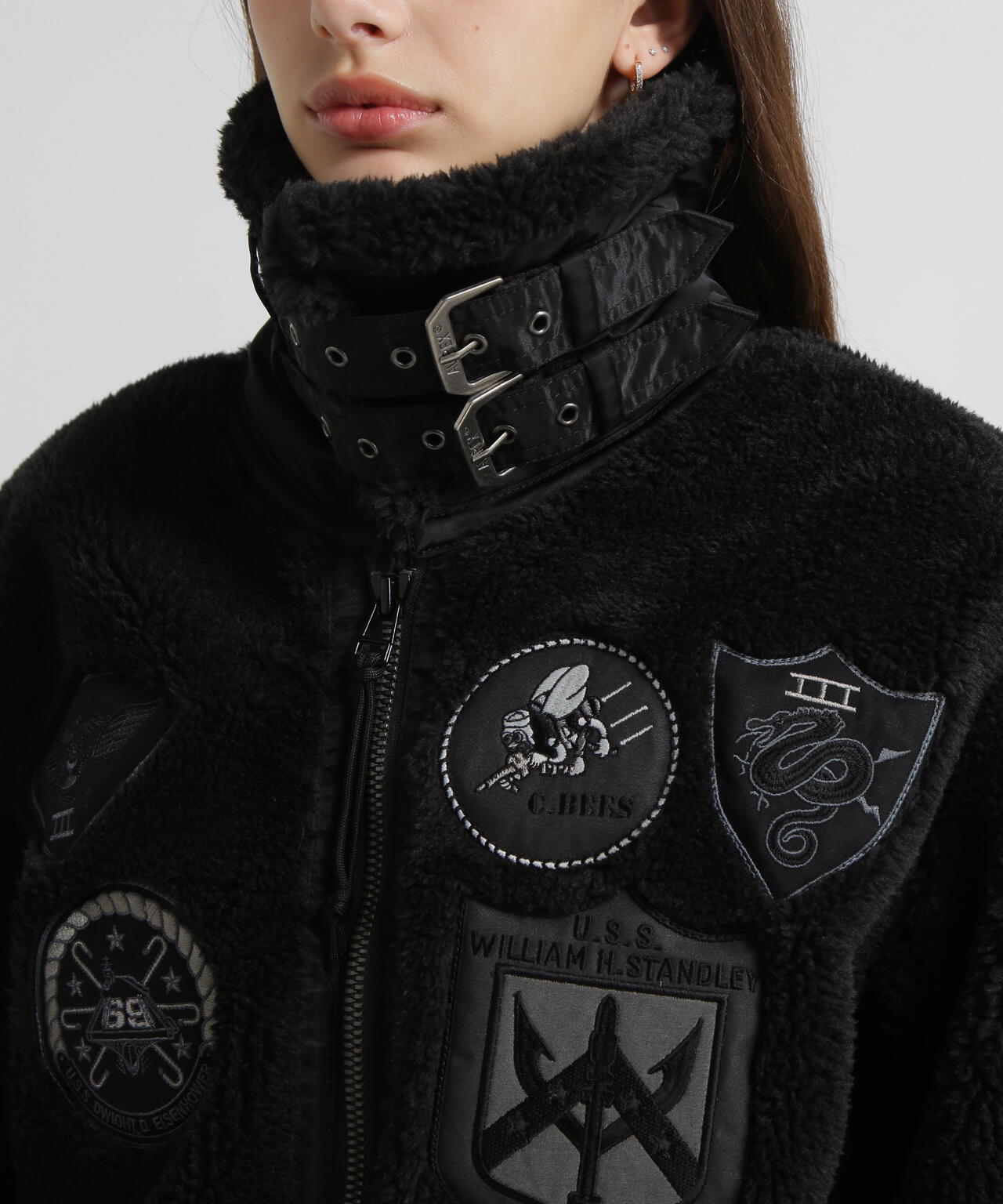 《WOMAN》RETORO BOA B-3 TOPGUN