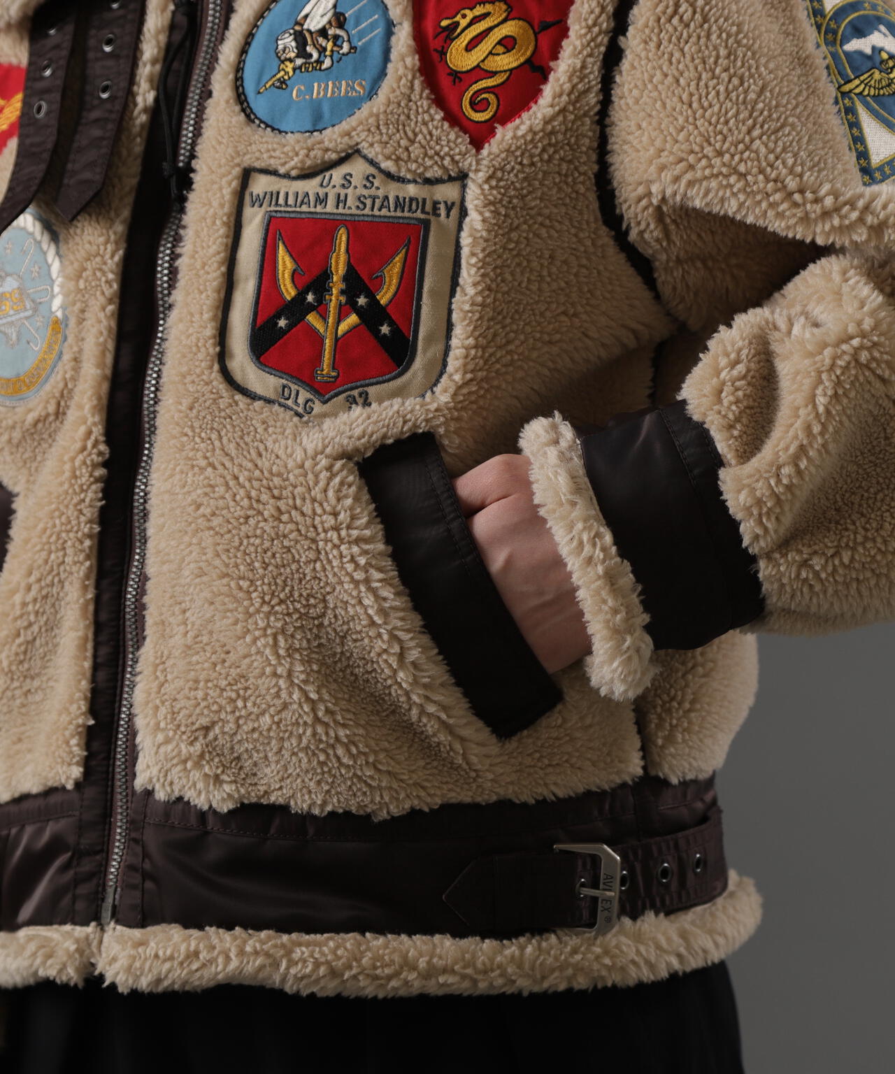 《WOMAN》RETORO BOA B-3 TOPGUN