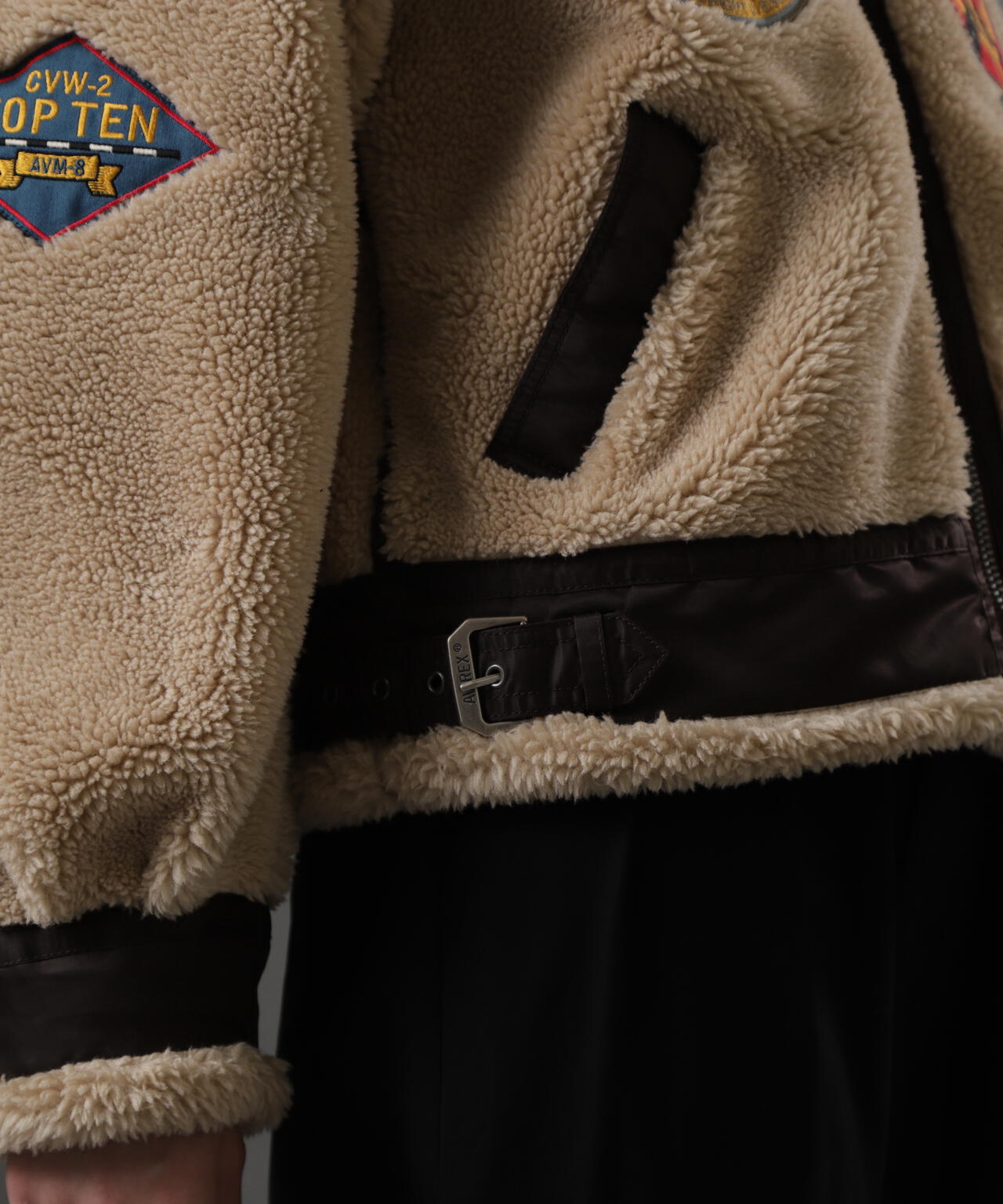 《WOMAN》RETORO BOA B-3 TOPGUN