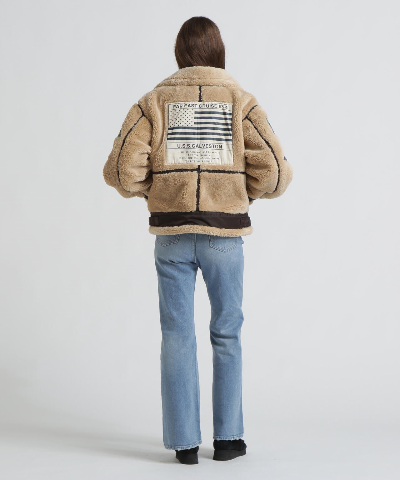 《WOMAN》RETORO BOA B-3 TOPGUN