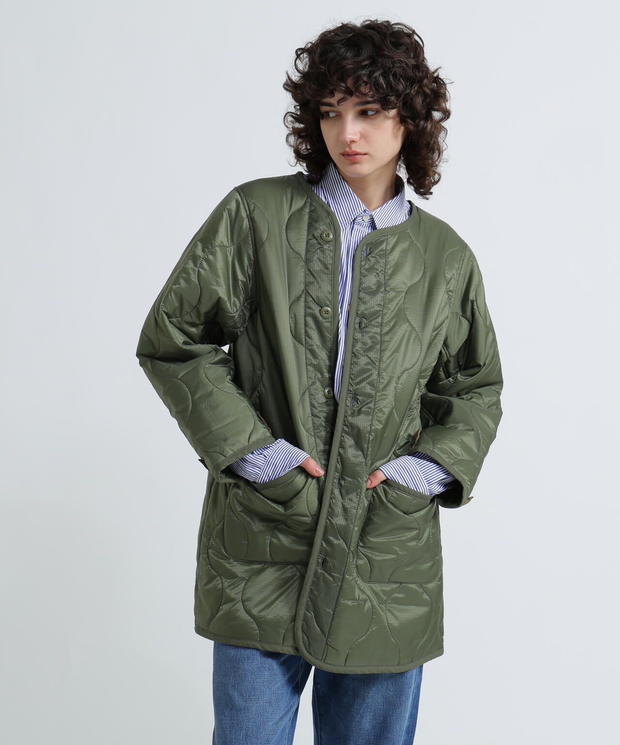 《WOMAN》QUILTING LINER JACKET