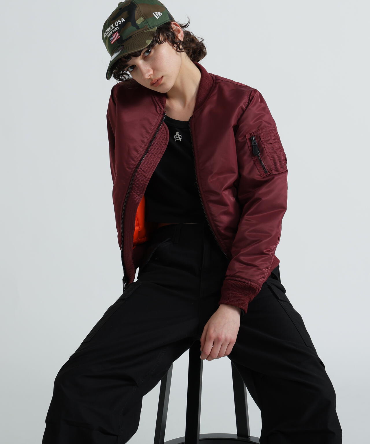 《WOMAN》MA-1 COMMERCIAL LOGO