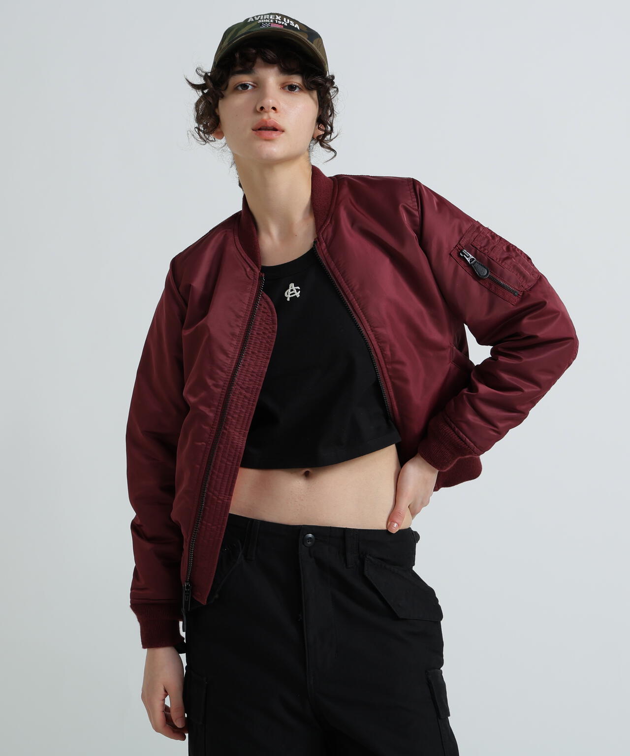 《WOMAN》MA-1 COMMERCIAL LOGO