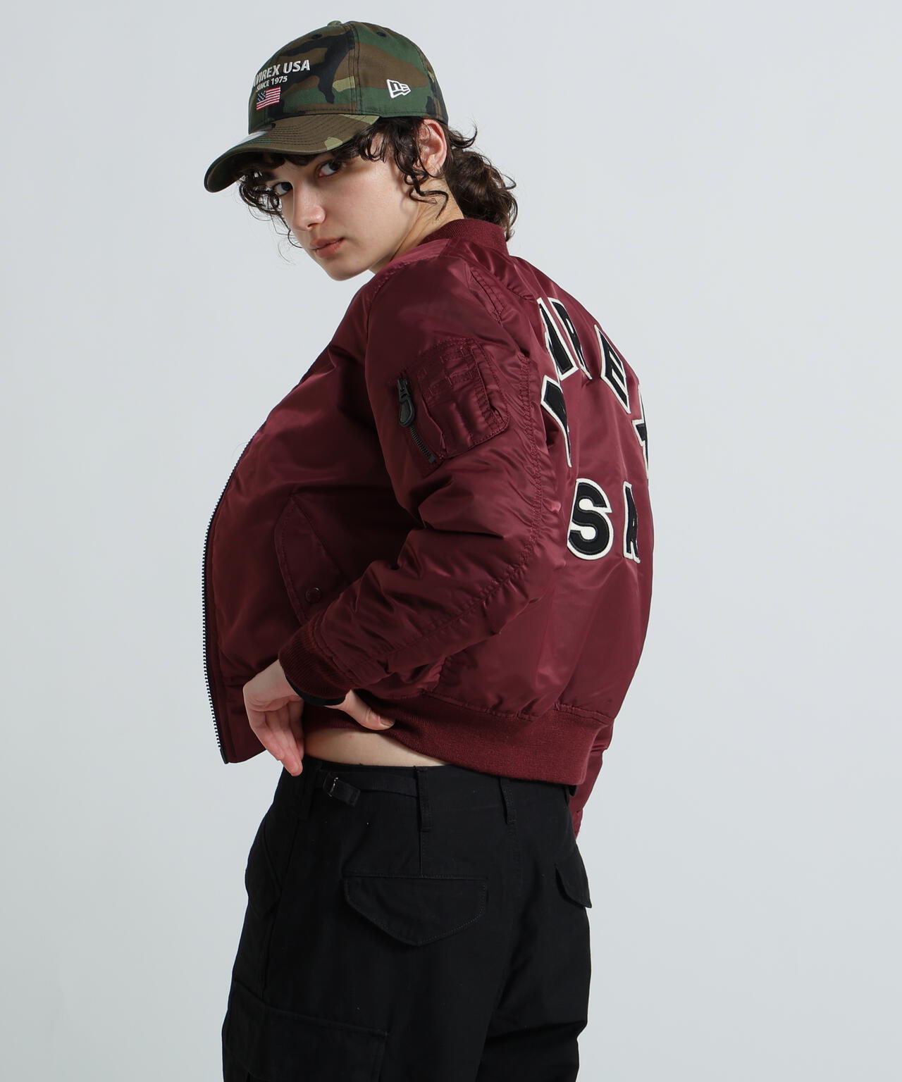 《WOMAN》MA-1 COMMERCIAL LOGO