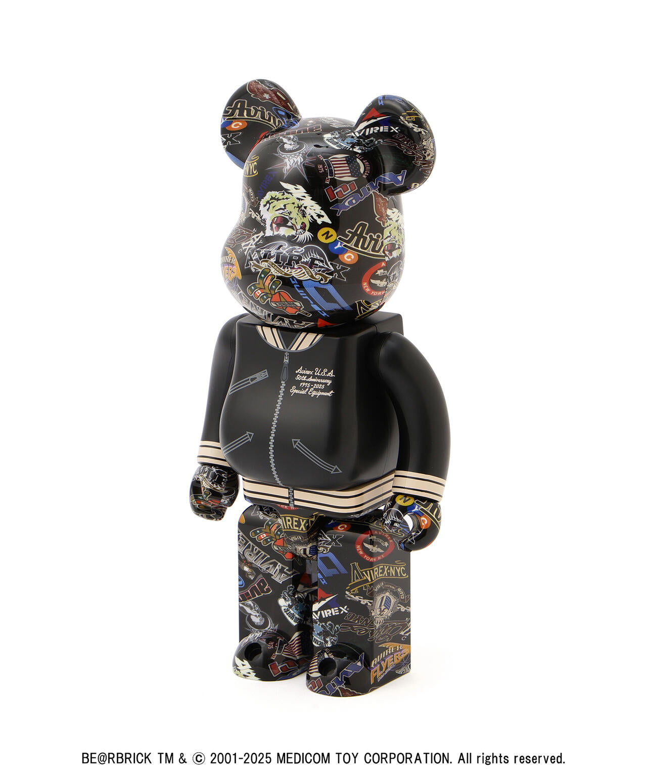 BE@RBRICK AVIREX 50th VARSITY 100% & 400%