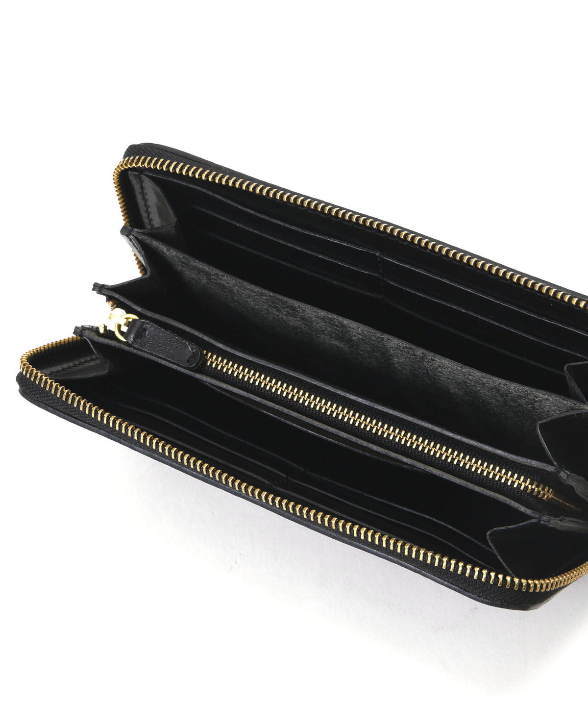 《AVIREX / HORWEEN》SHELL CORDOVAN ROUND ZIPPER LONG WALLET /
