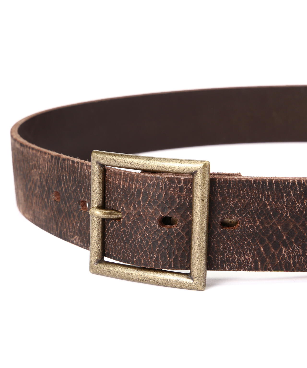 CRACK LEATHER BELT