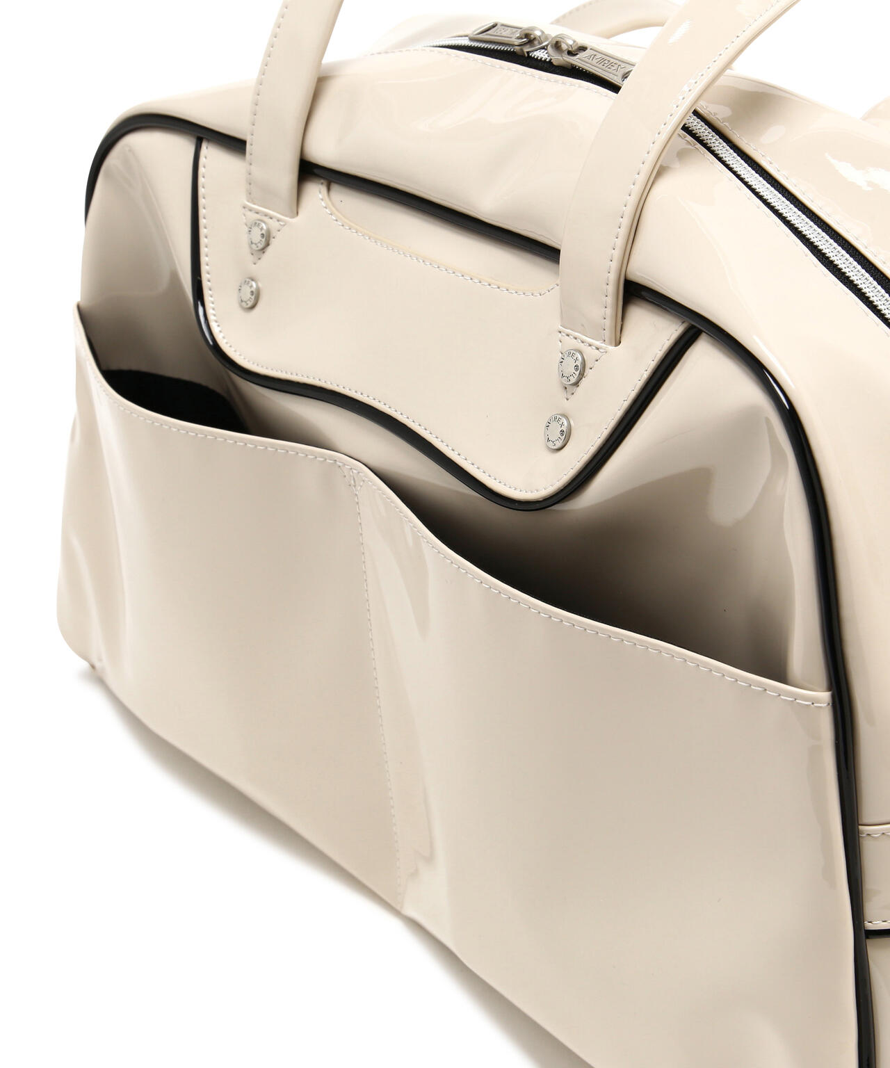 《WEB&DEPOT限定》ENAMEL BOSTON BAG/エナメルボストンバッグ