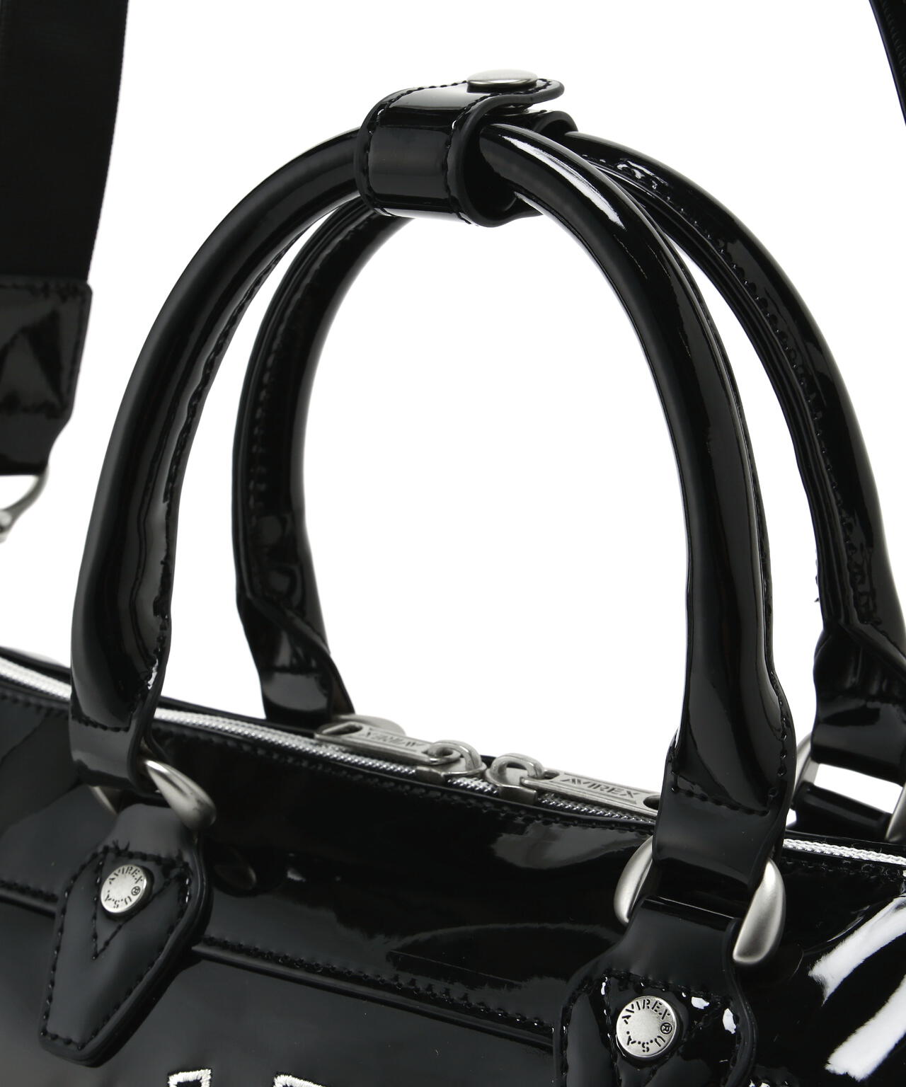 《WEB&DEPOT限定》ENAMEL MINI DUFFLE BAG/エナメルミニダッフルバッグ