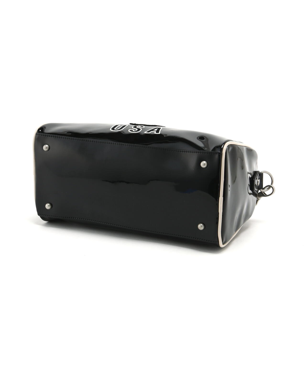 《WEB&DEPOT限定》ENAMEL MINI DUFFLE BAG/エナメルミニダッフルバッグ