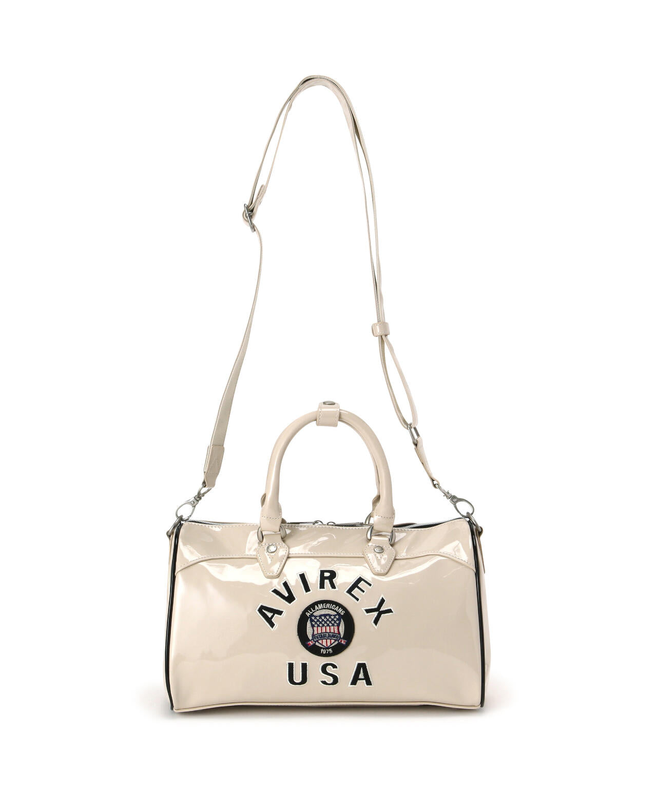 《WEB&DEPOT限定》ENAMEL MINI DUFFLE BAG/エナメルミニダッフルバッグ