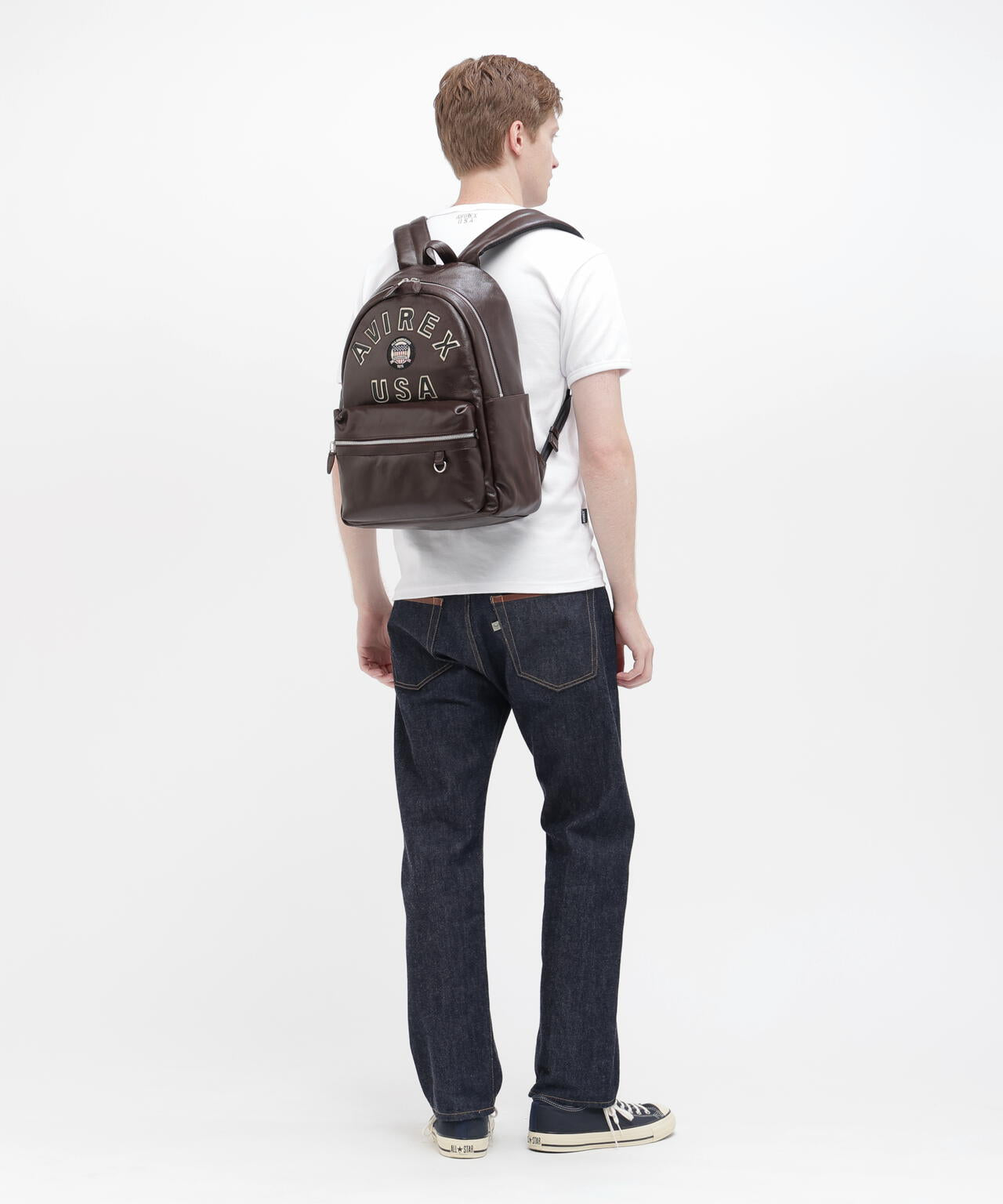 VARSITY LEATHER DAYPACK / AVX5628