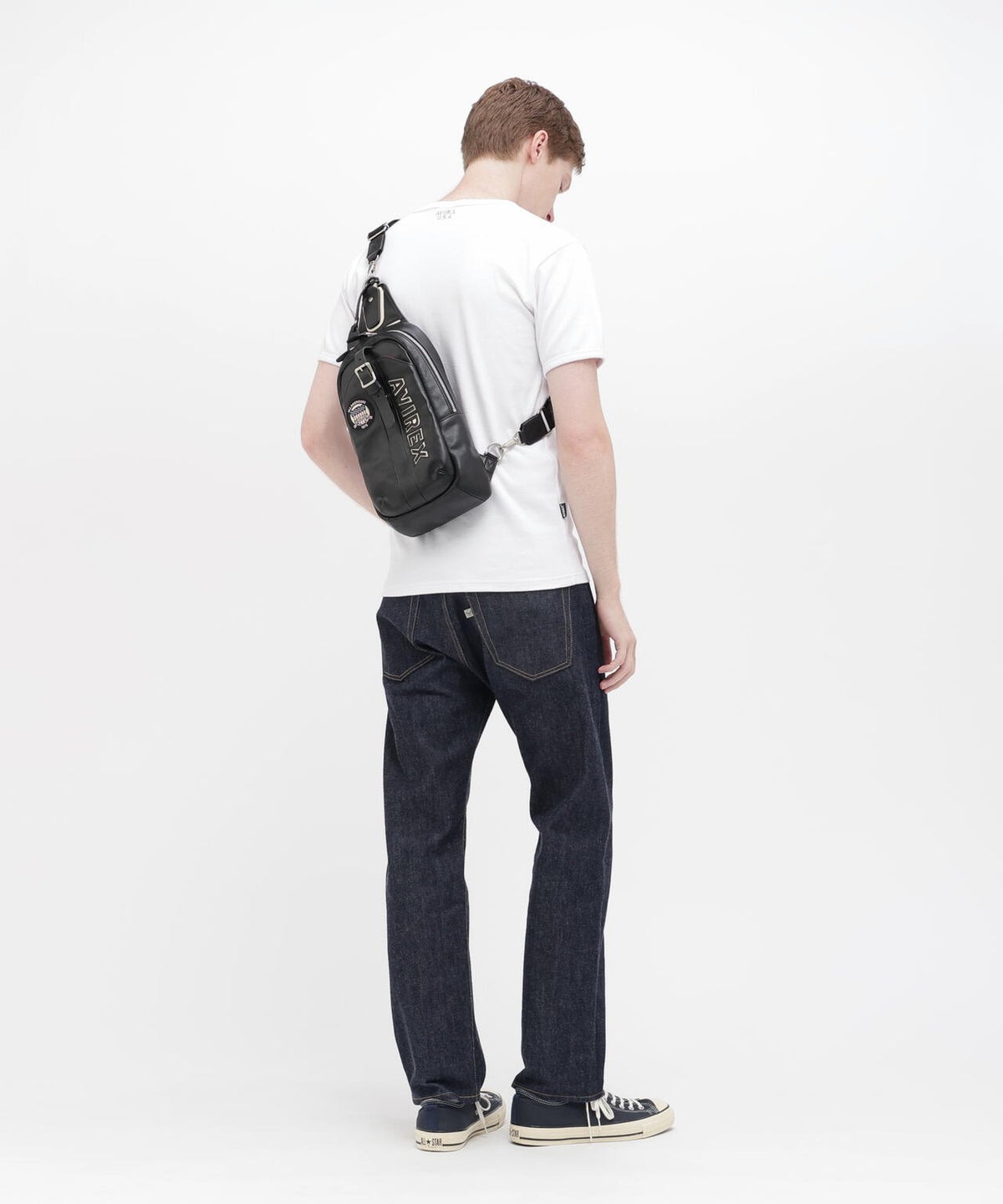 VARSITY LEATHER ONE SHOULDER BAG / AVX5629