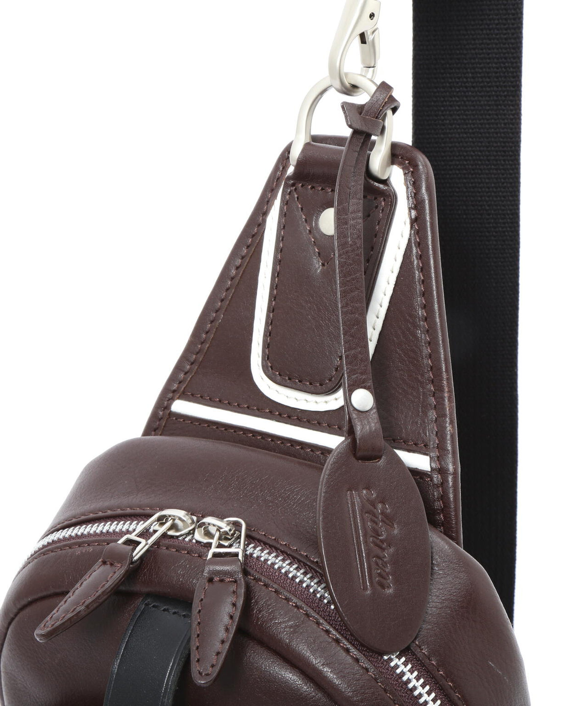 VARSITY LEATHER ONE SHOULDER BAG / AVX5629