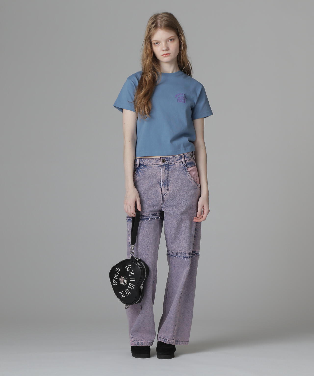 《直営店限定》VARSITY HEART CHAIN BAG/バーシティーハートチェーンバッグ