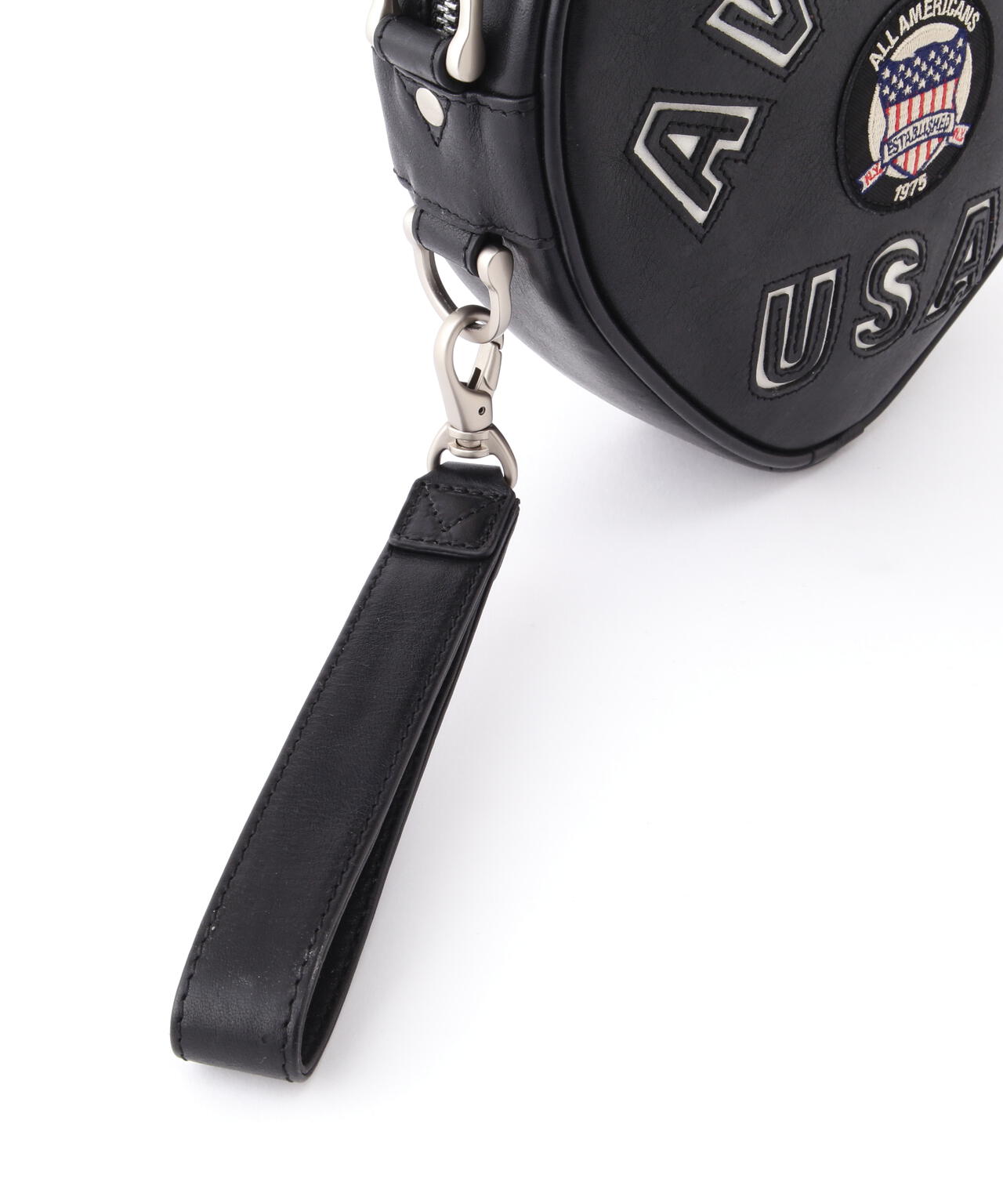 《直営店限定》VARSITY LEATHER HEART CHAIN BAG/バーシティーレザーハートチェーンバッグ