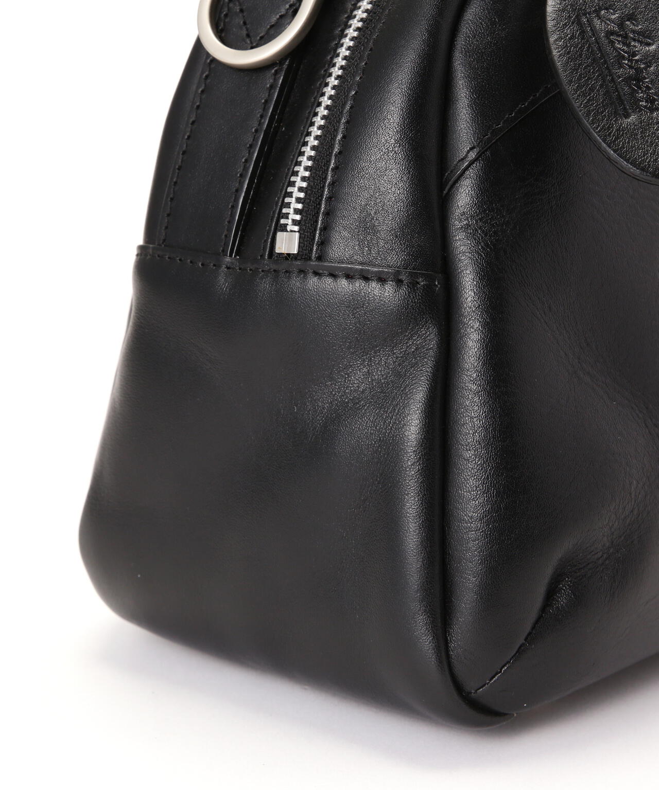 VARSITY LEATHER MINI-BOSTON BAG / AVX5625