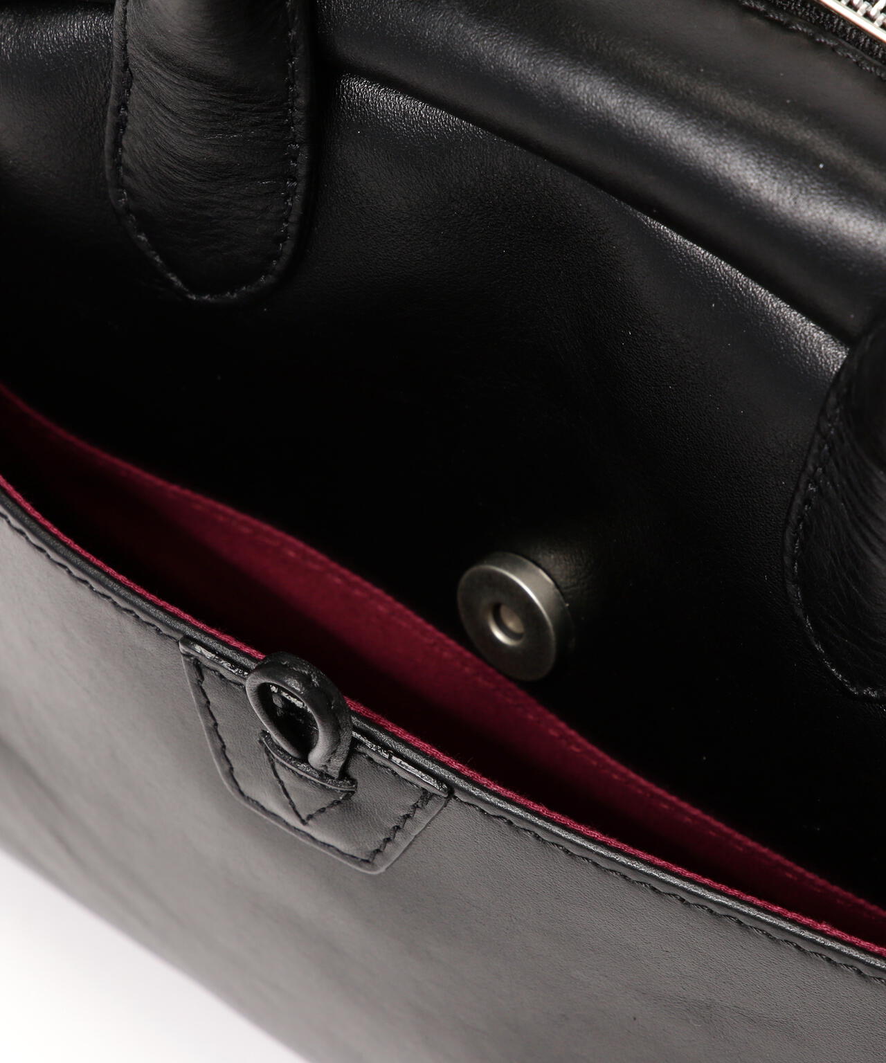 VARSITY LEATHER MINI-BOSTON BAG / AVX5625