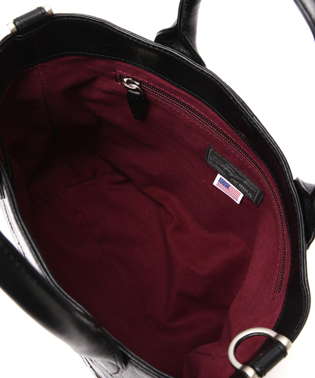VARSITY LEATHER MINI TOTE BAG / AVX5626