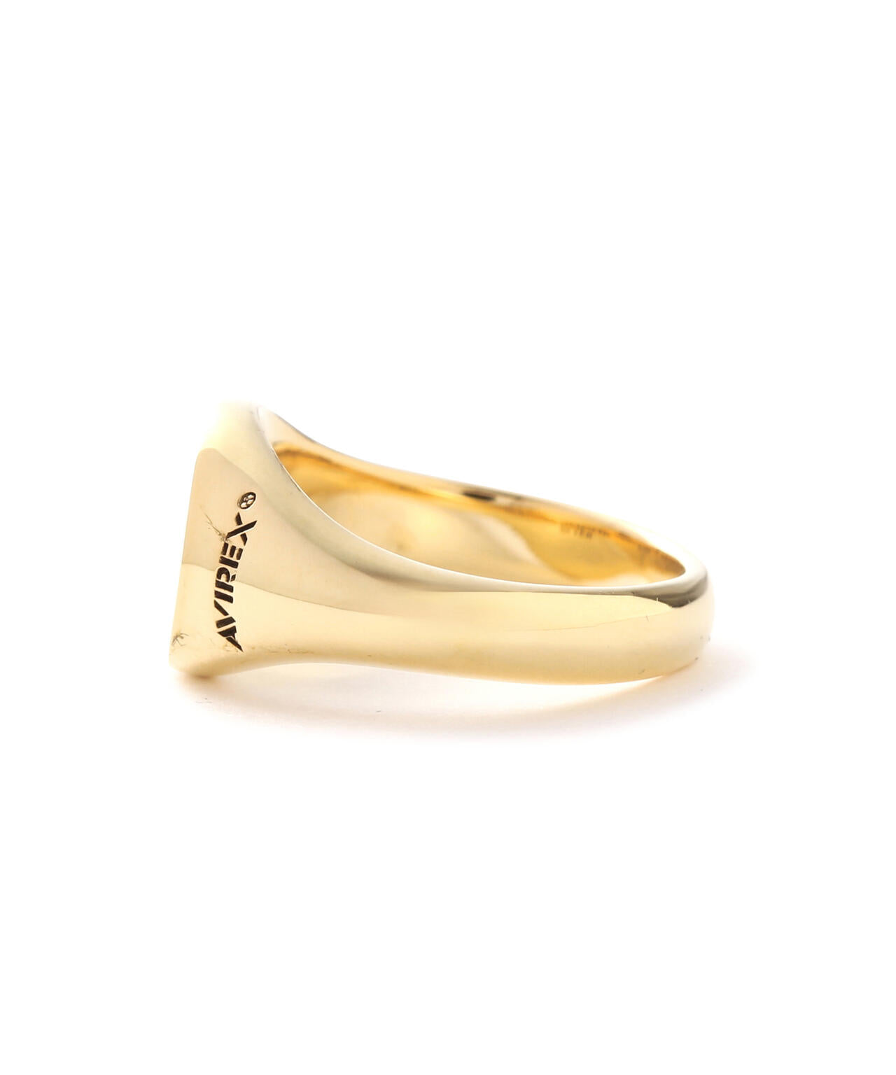 《AVIREXby J.H.M CO.,LTD. 》"VARSITY" SIGNATURE RING GOLD PLATED /