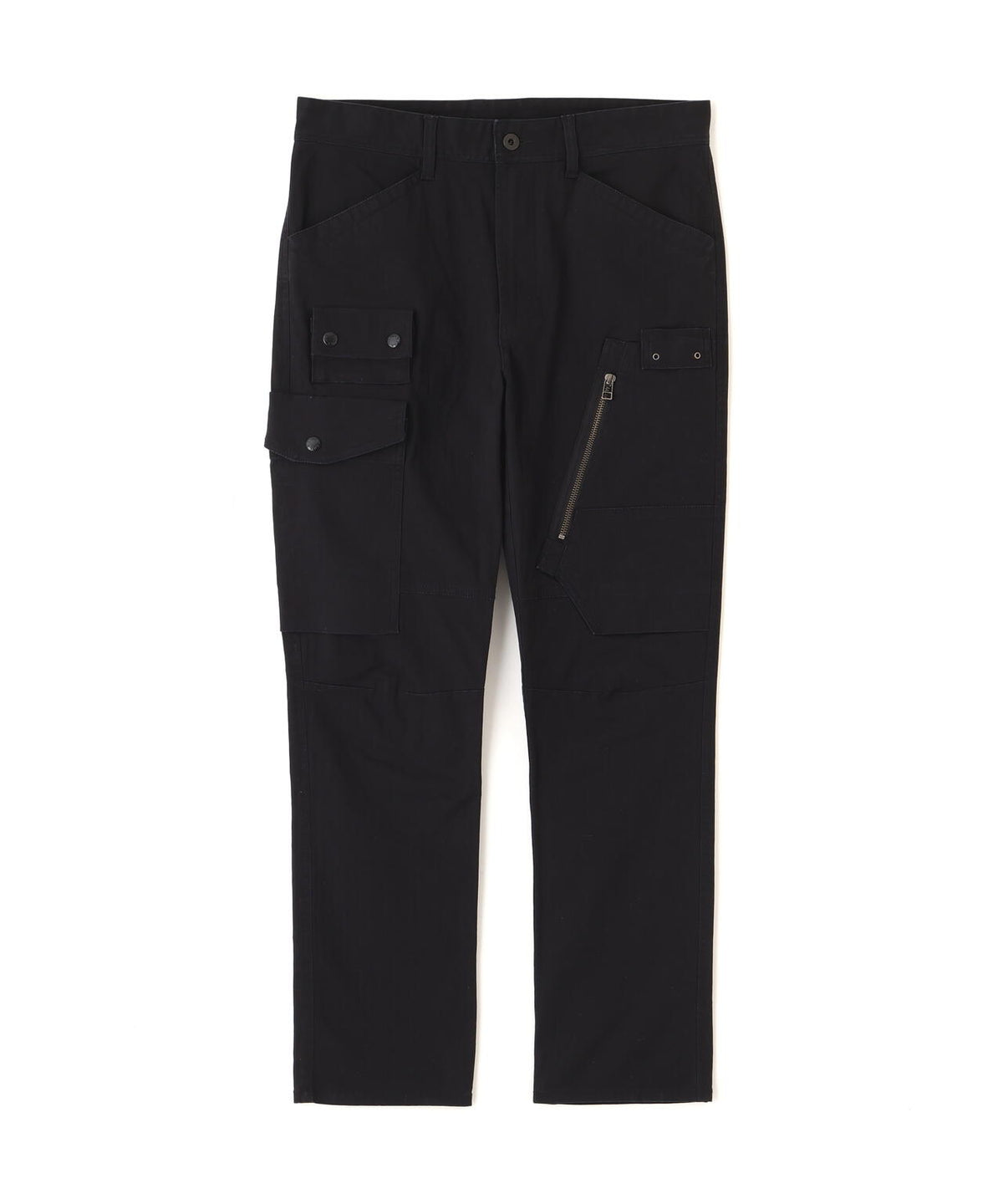 STRETCH HERRINGBONE CARGO PANTS