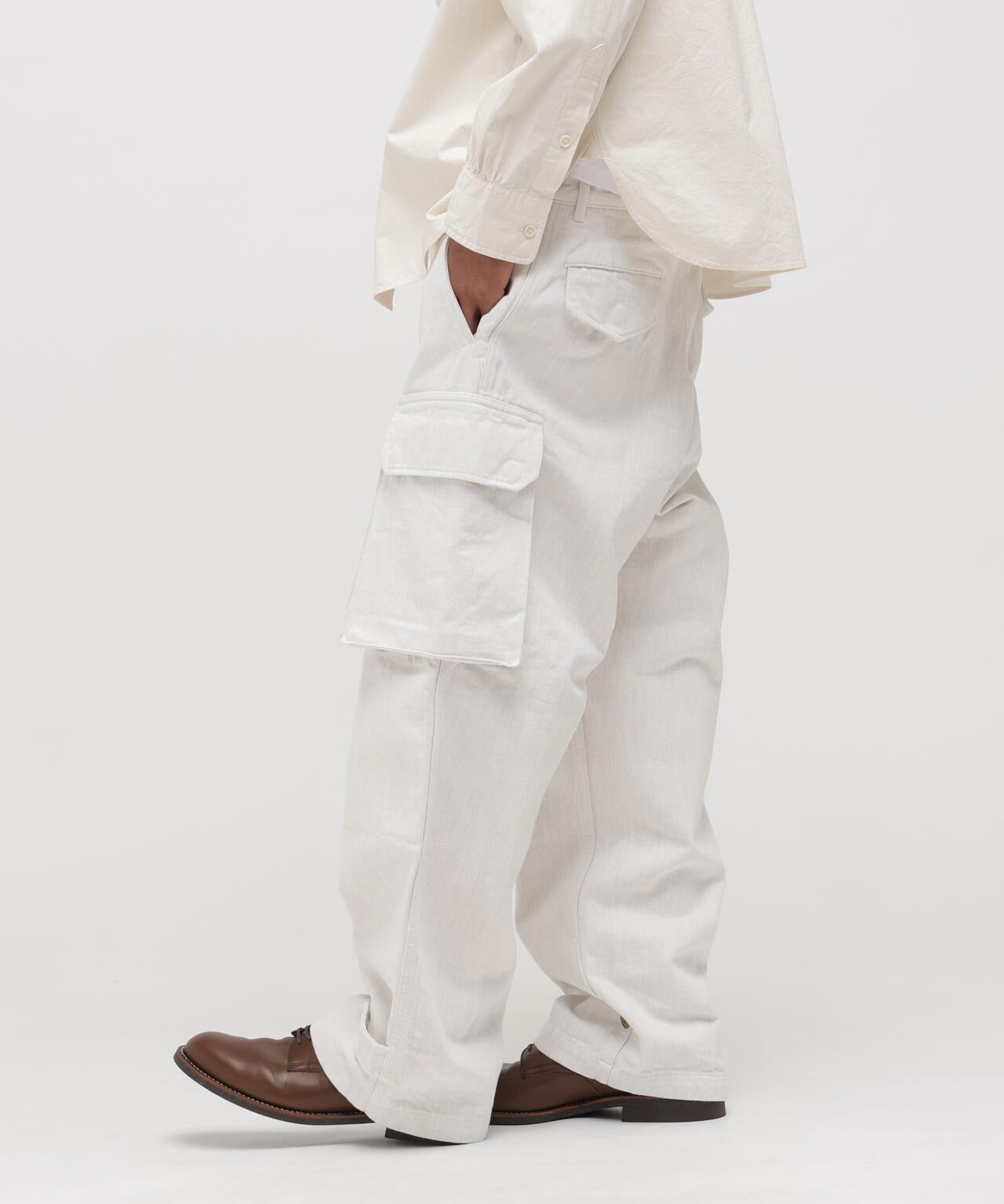 ★TFQP by HANDROOM 6POCKET DENIM CARGO PANT