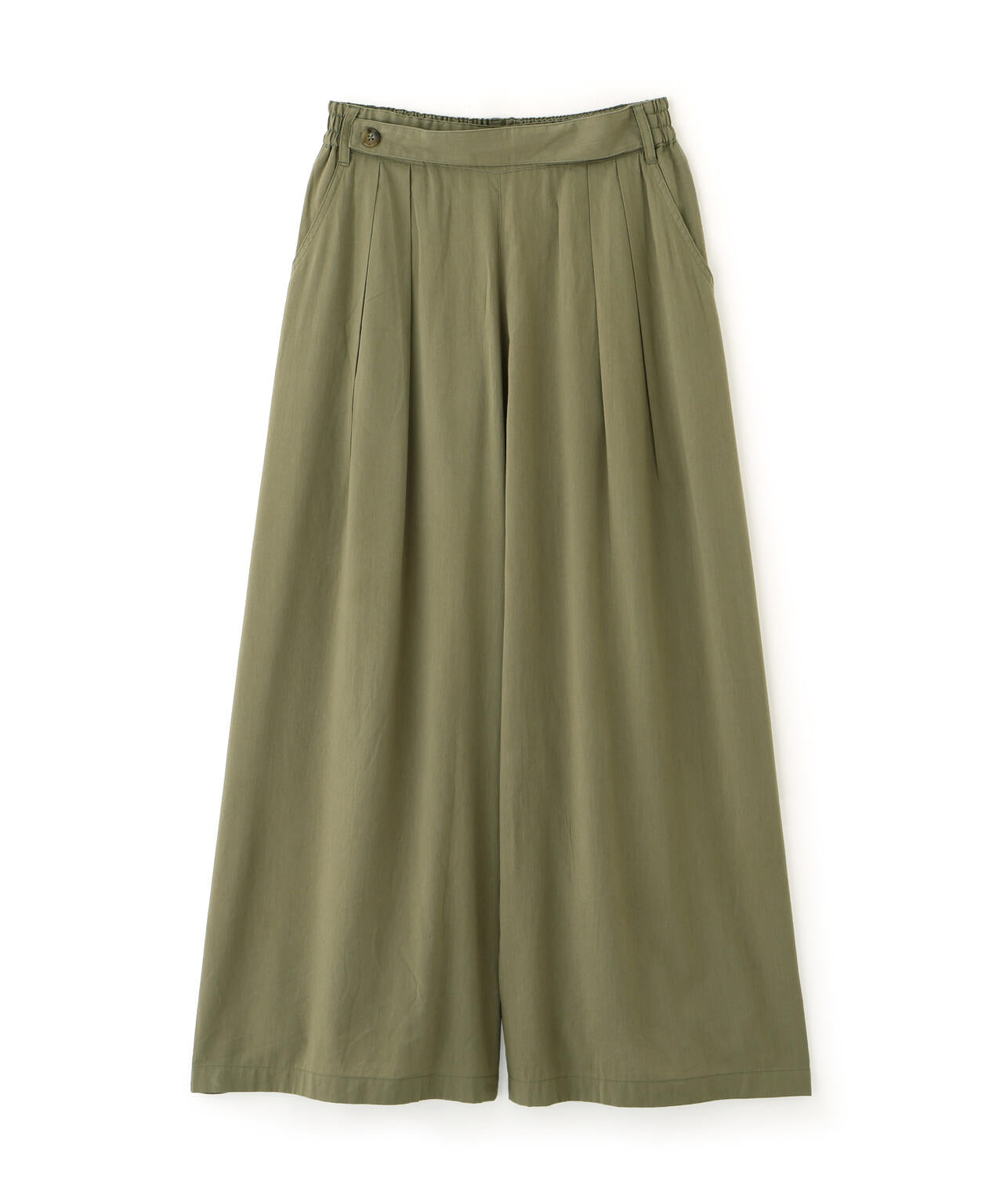 DESIGN BELT TUCK DETAIL PANTS