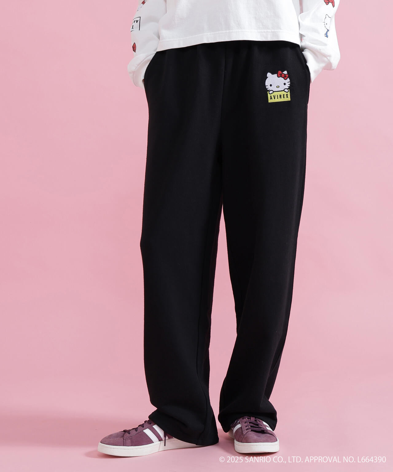 《AVIREX×HELLO KITTY》SWEAT PANTS