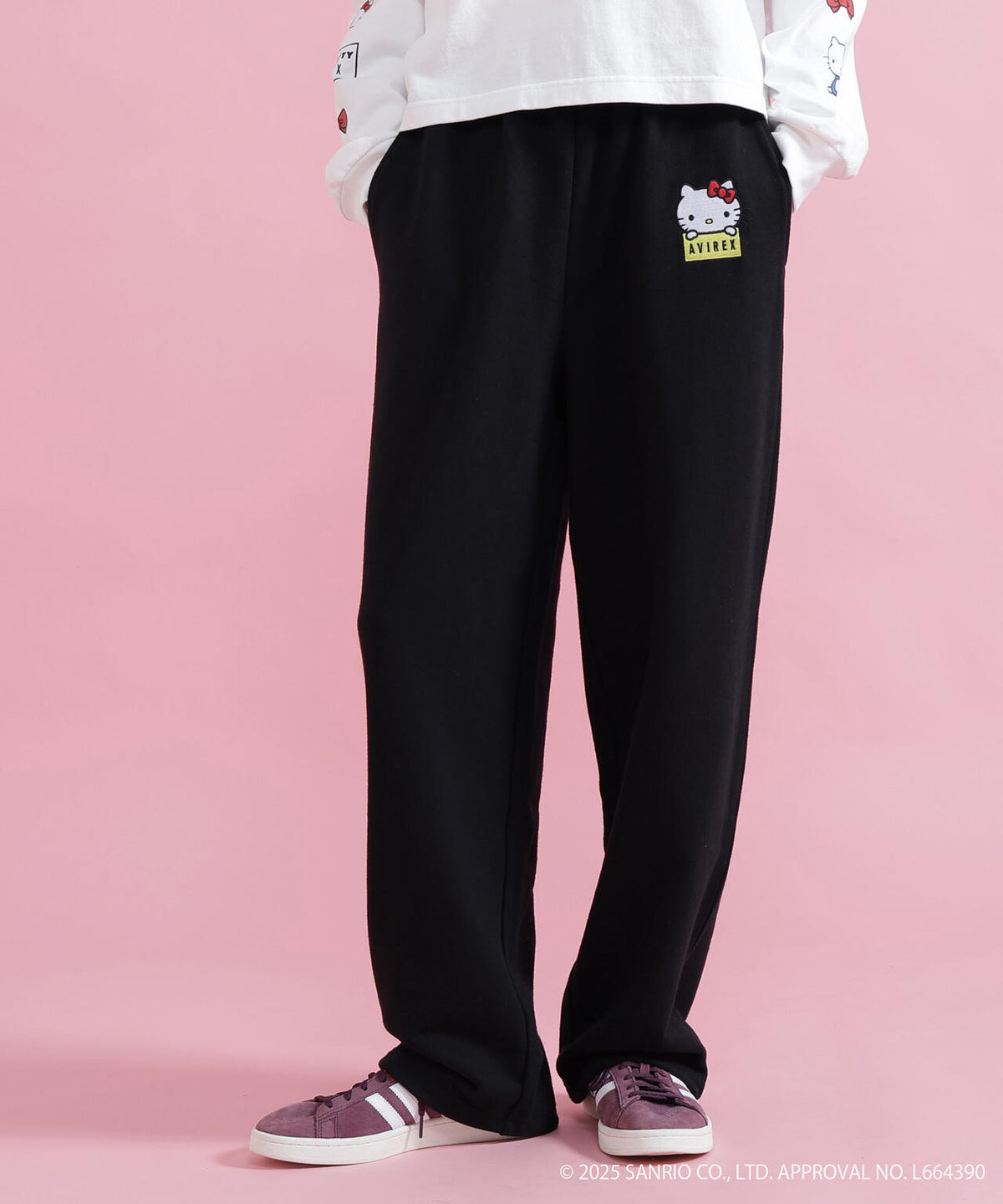 《AVIREX×HELLO KITTY》SWEAT PANTS