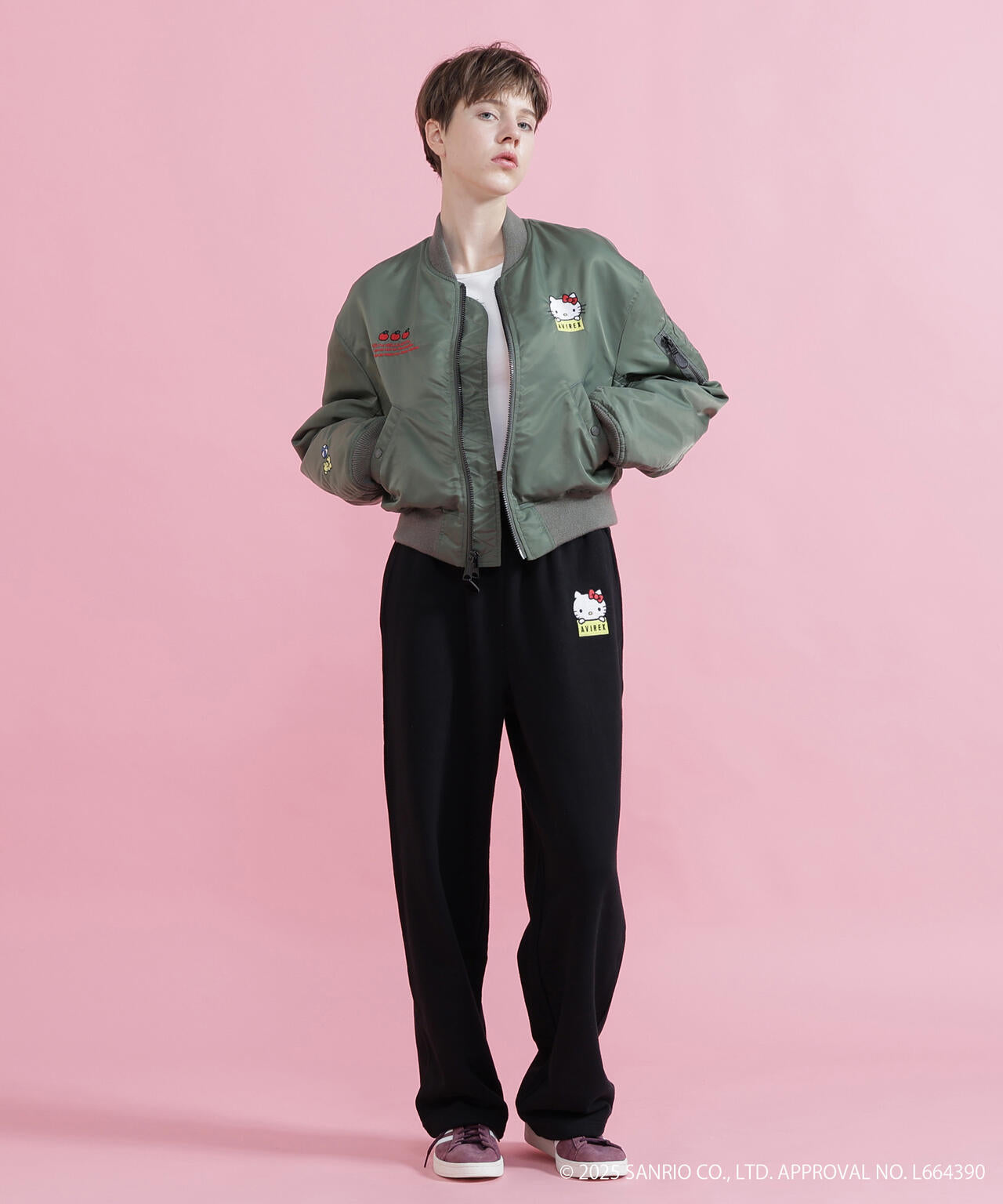 《AVIREX×HELLO KITTY》SWEAT PANTS